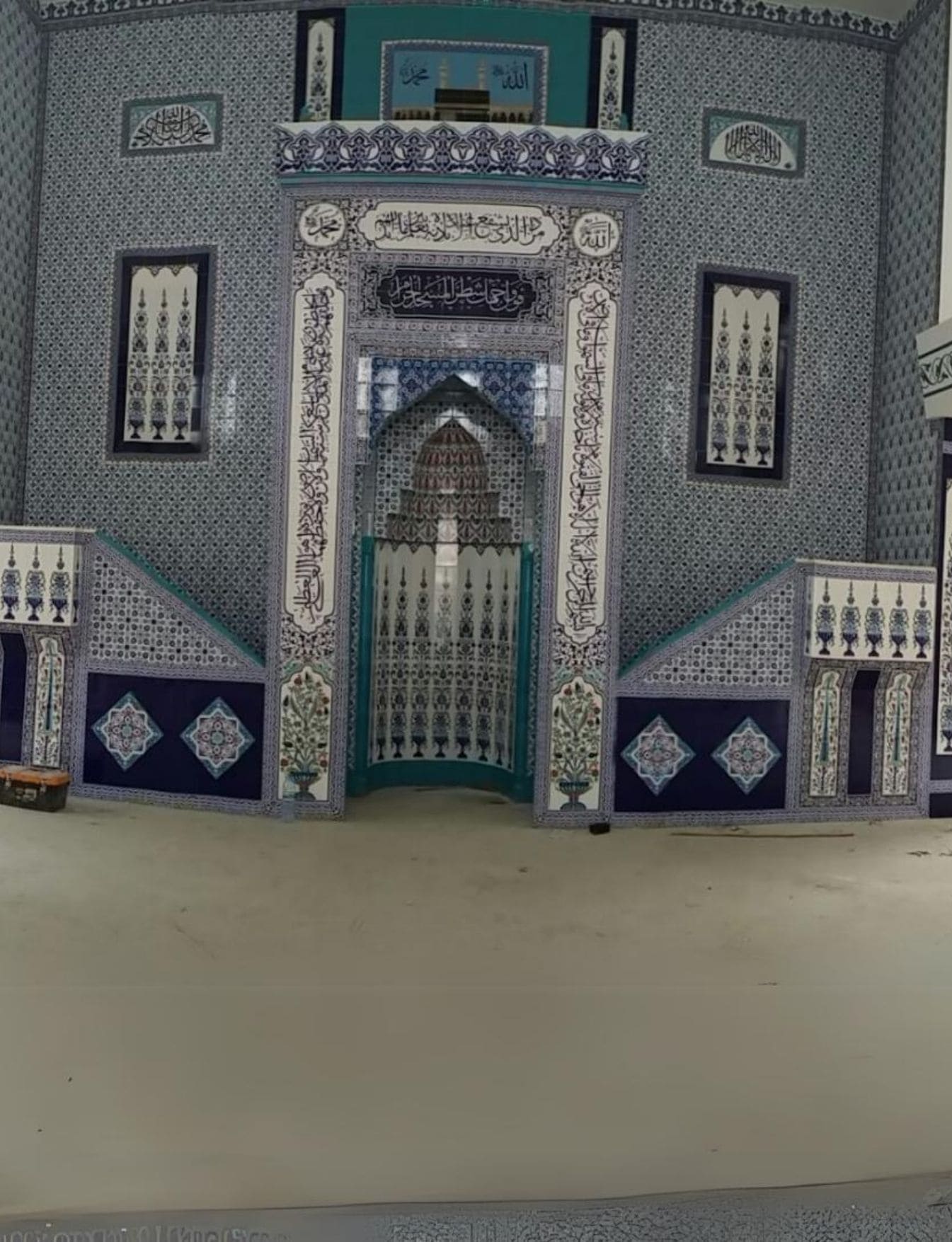 Cami Mihrap Minber Kürsü - 10, Cami Mihrap Minber Modelleri Fiyatları, Kütahya Cami Çinileri