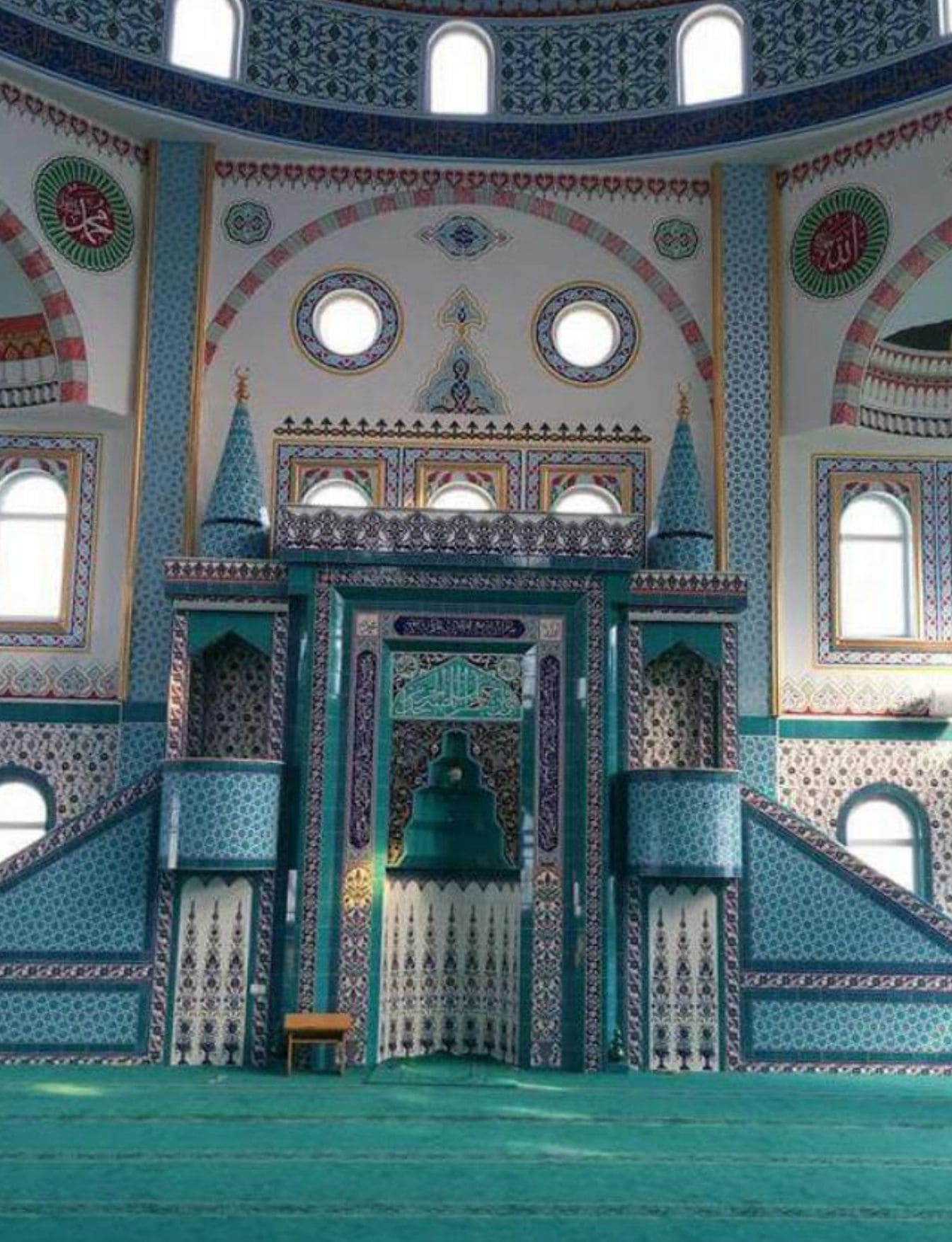 Cami Mihrap Minber Kürsü - 16, Cami Mihrap Minber Fiyatları Modelleri, Kütahya Cami Çinileri