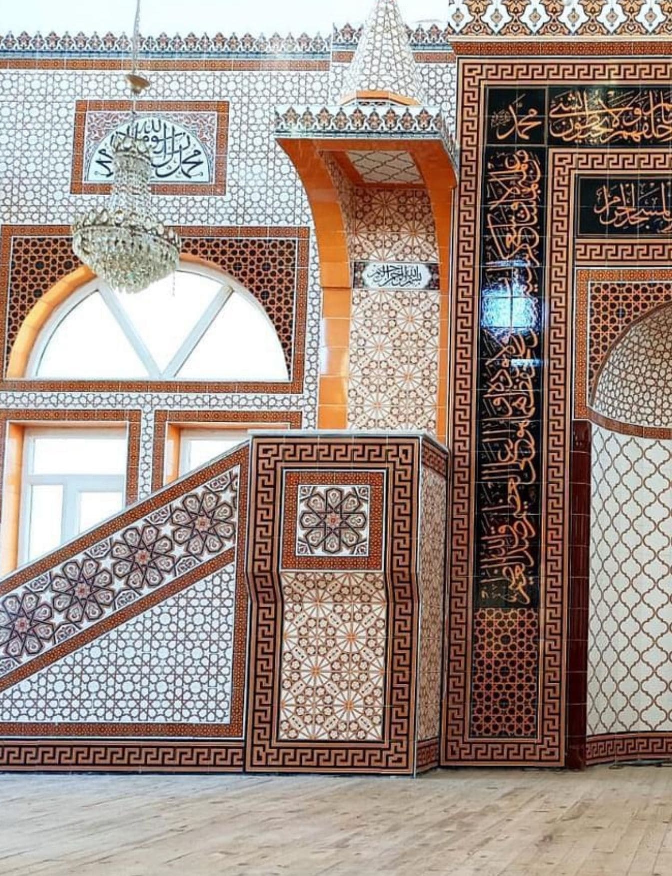 Cami Mihrap Minber Kürsü - 23, Minber Mihrap Kürsü Modelleri, Kütahya Cami Çinileri
