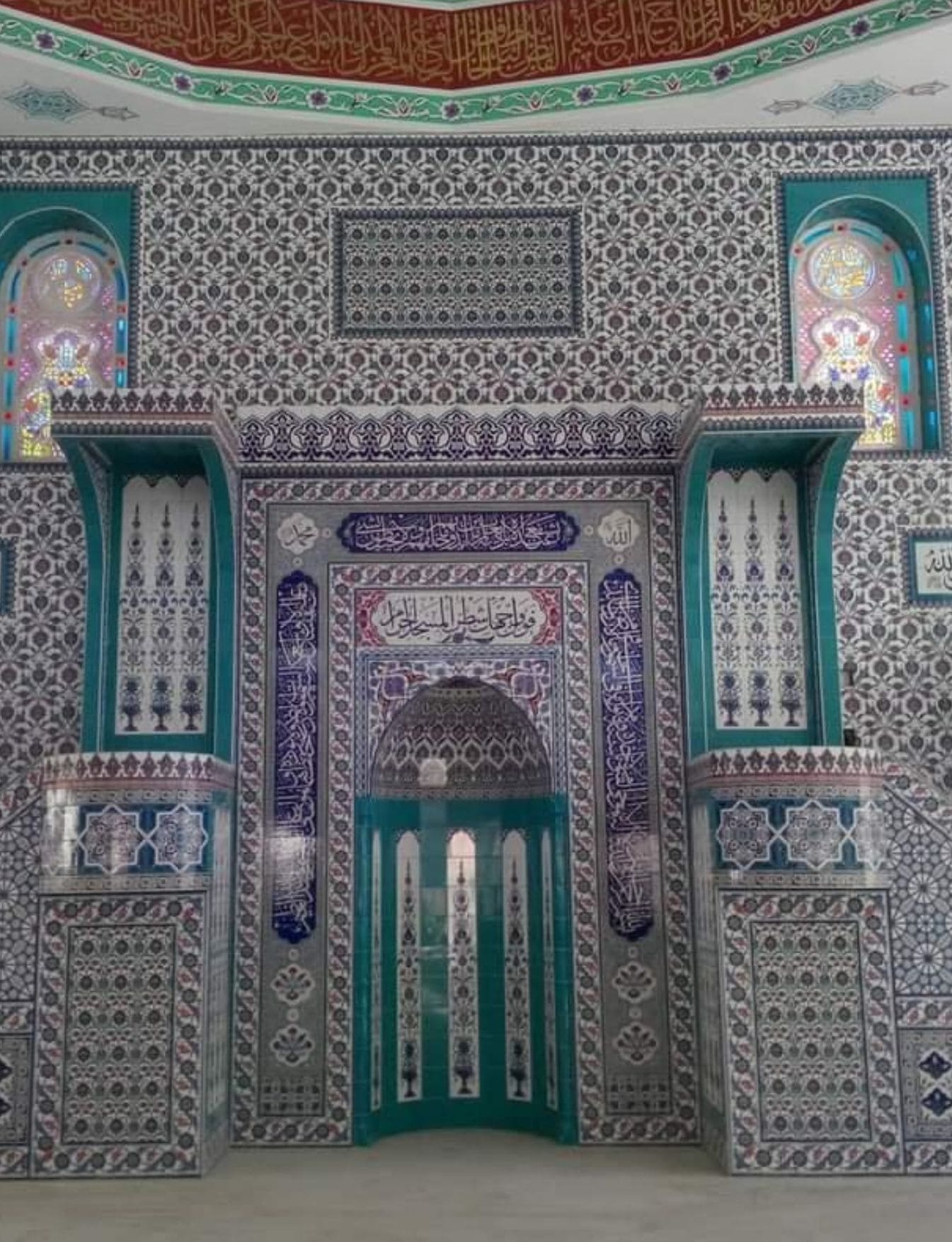 Cami Mihrap Minber Kürsü - 31, Cami Mihrap Minber Çinisi, Kütahya Cami Çinileri