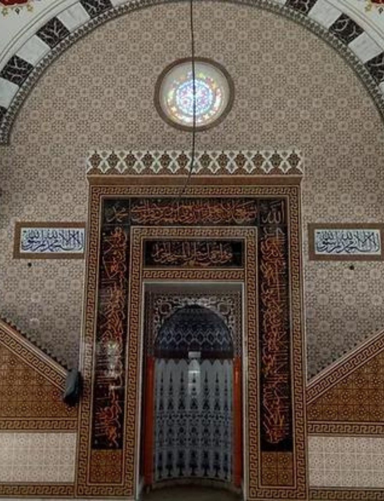 Cami Mihrap Minber Kürsü - 35, Mescit Mihrap Minber, Kütahya Cami Çinileri