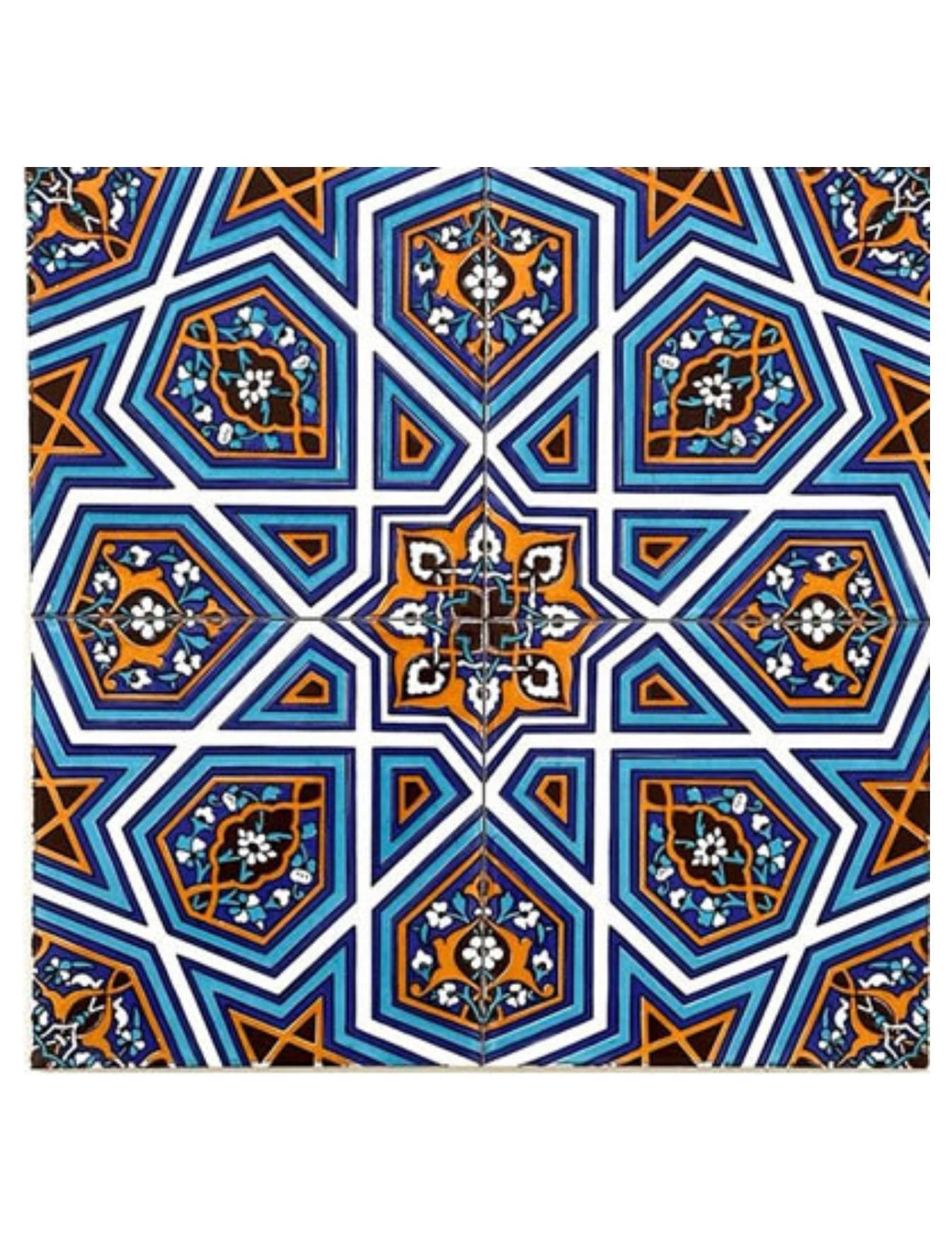 Cami Çinileri 20x20 - 10, Cami Çinileri, Kütahya Cami Çinileri