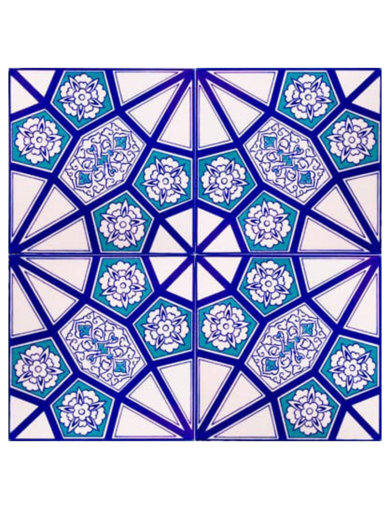 Cami Çinileri 20x20 - 18, Cami Seramik, Kütahya Cami Çinileri