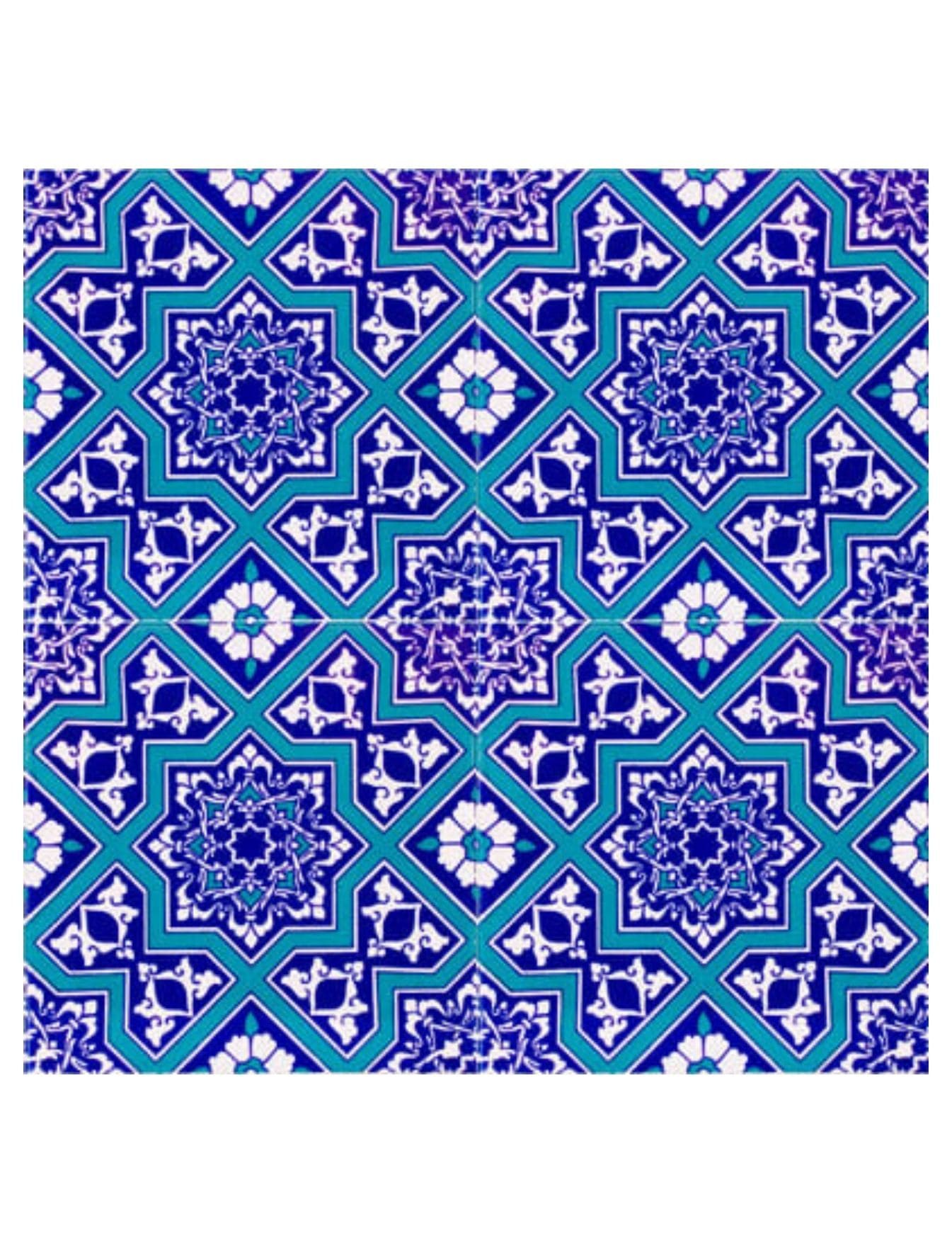 Cami Çinileri 20x20 - 22, Duvar Çinileri, Kütahya Cami Çinileri