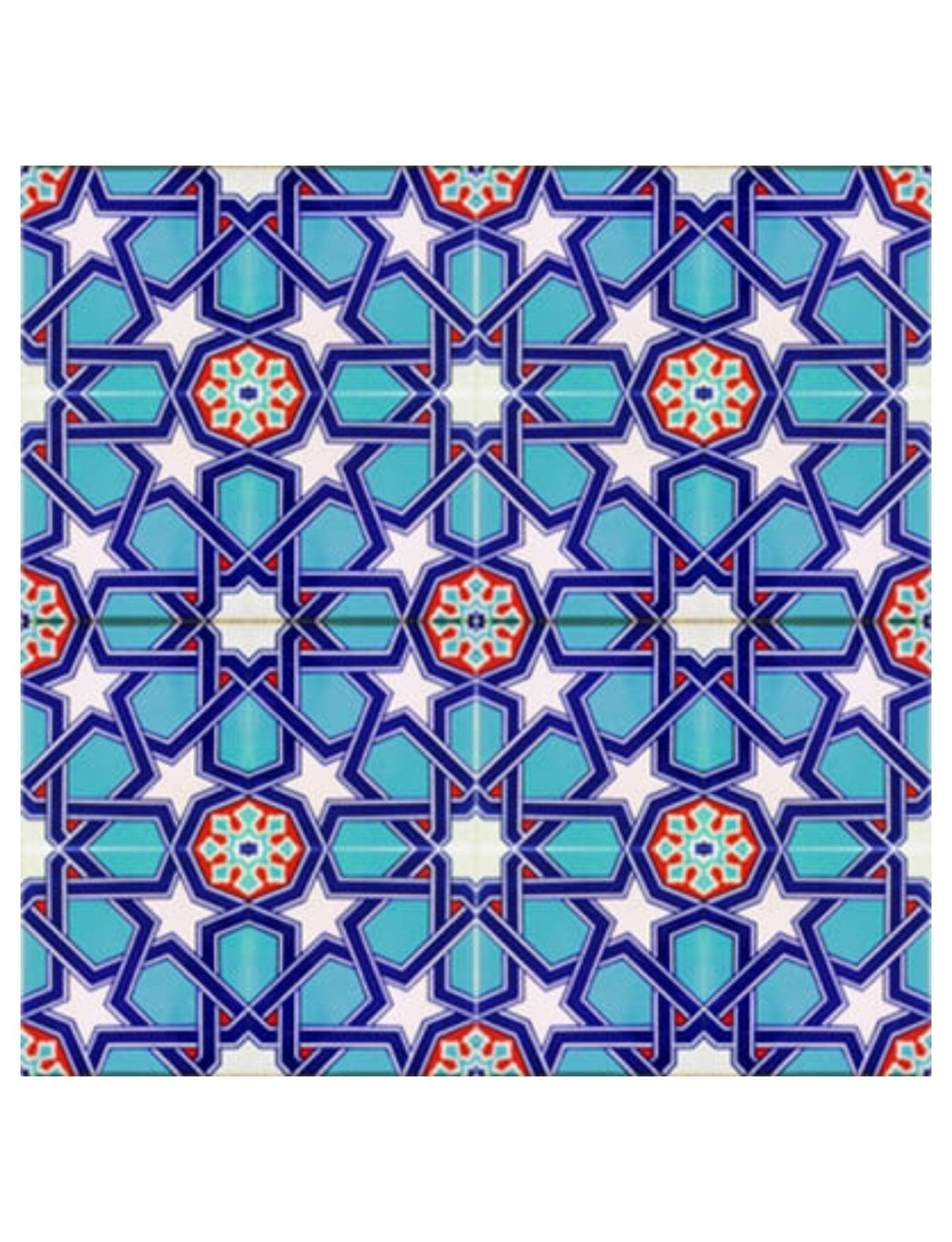 Cami Çinileri 20x20 - 24, Cami Duvar Çinisi, Kütahya Cami Çinileri