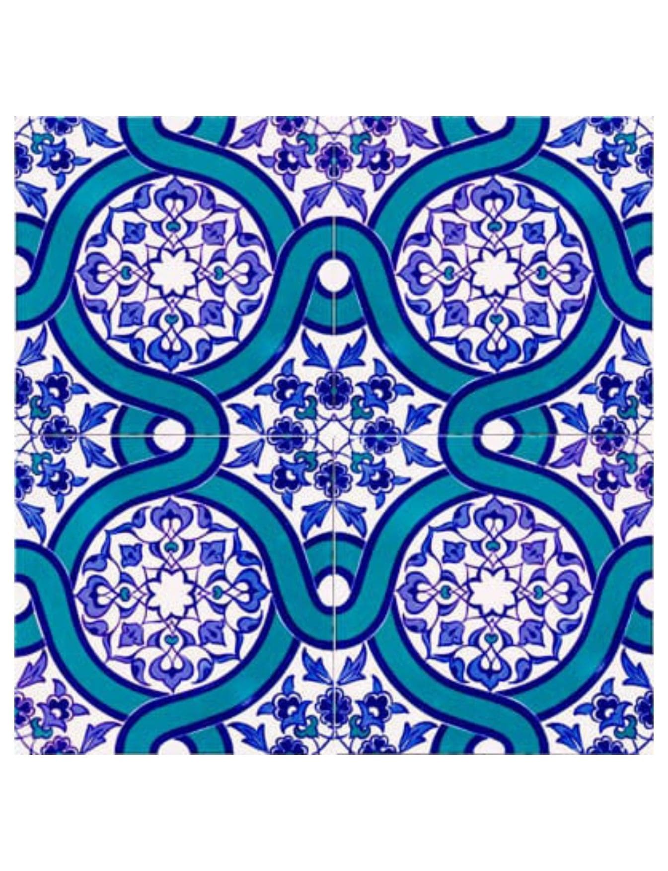 Cami Çinileri 20x20 - 29, Cami Çini Fiyatları, Kütahya Cami Çinileri