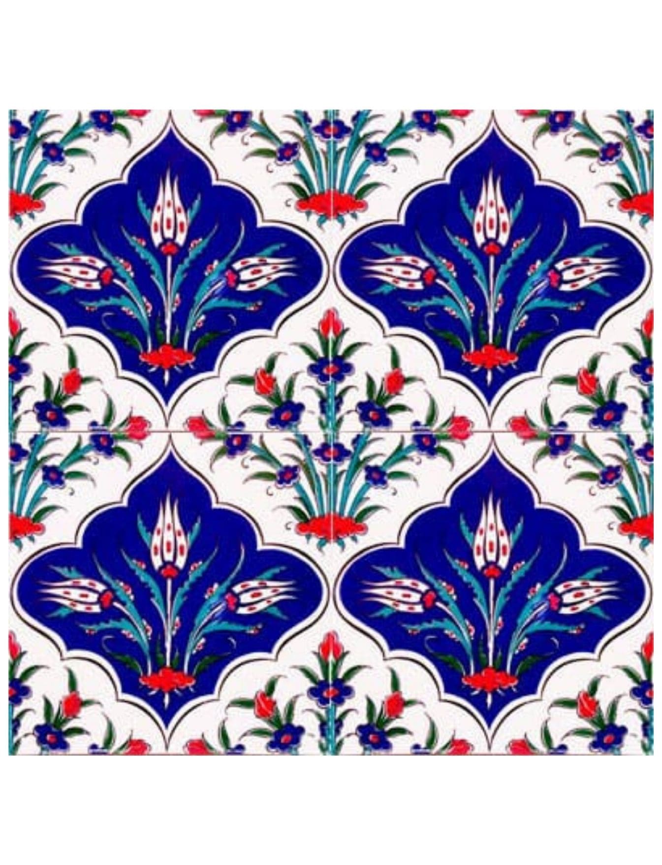 Cami Çinileri 20x20 - 30, Cami Çinisi Fiyatları, Kütahya Cami Çinileri