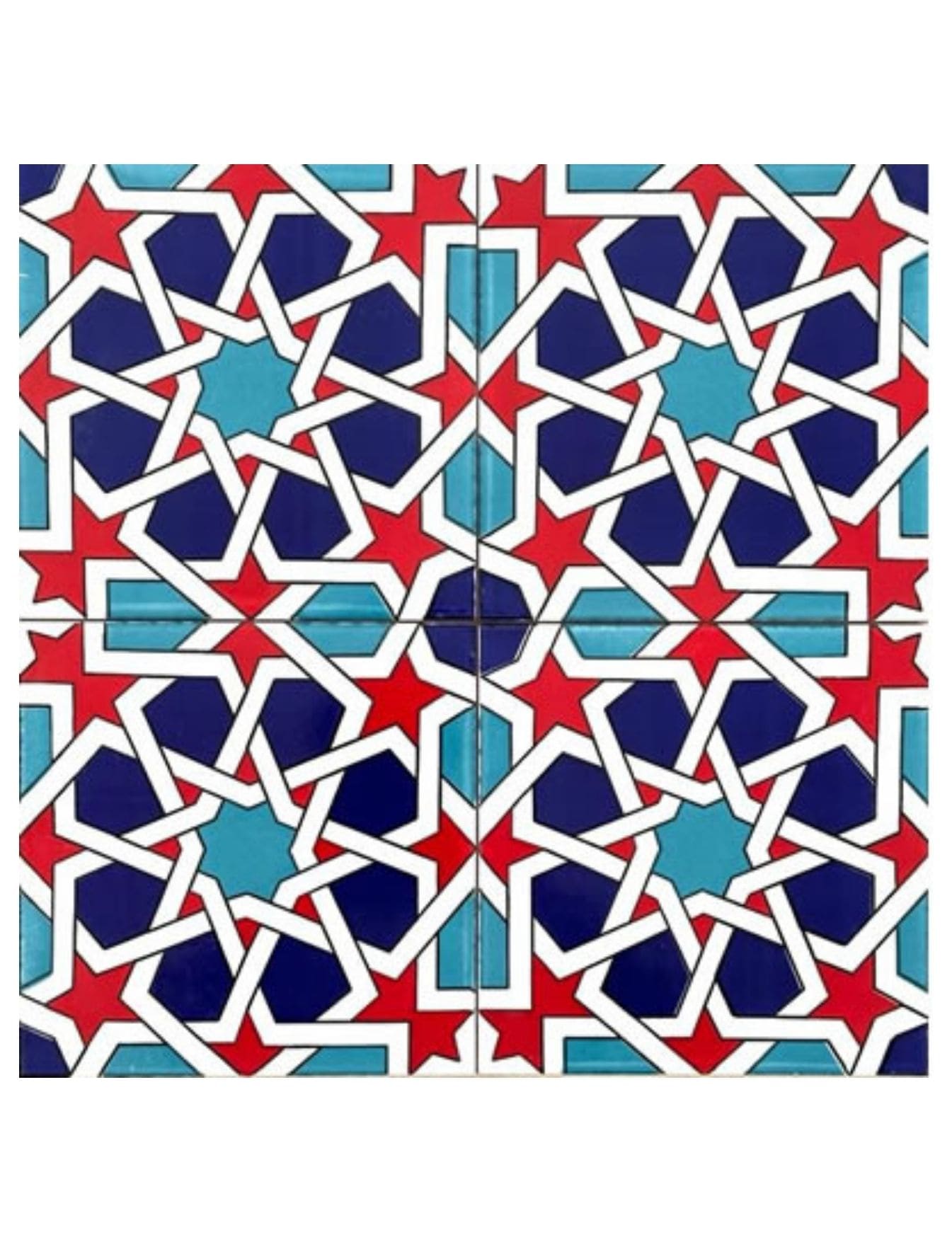 Cami Çinileri 20x20 - 04, Kütahya Çinileri, Kütahya Cami Çinileri