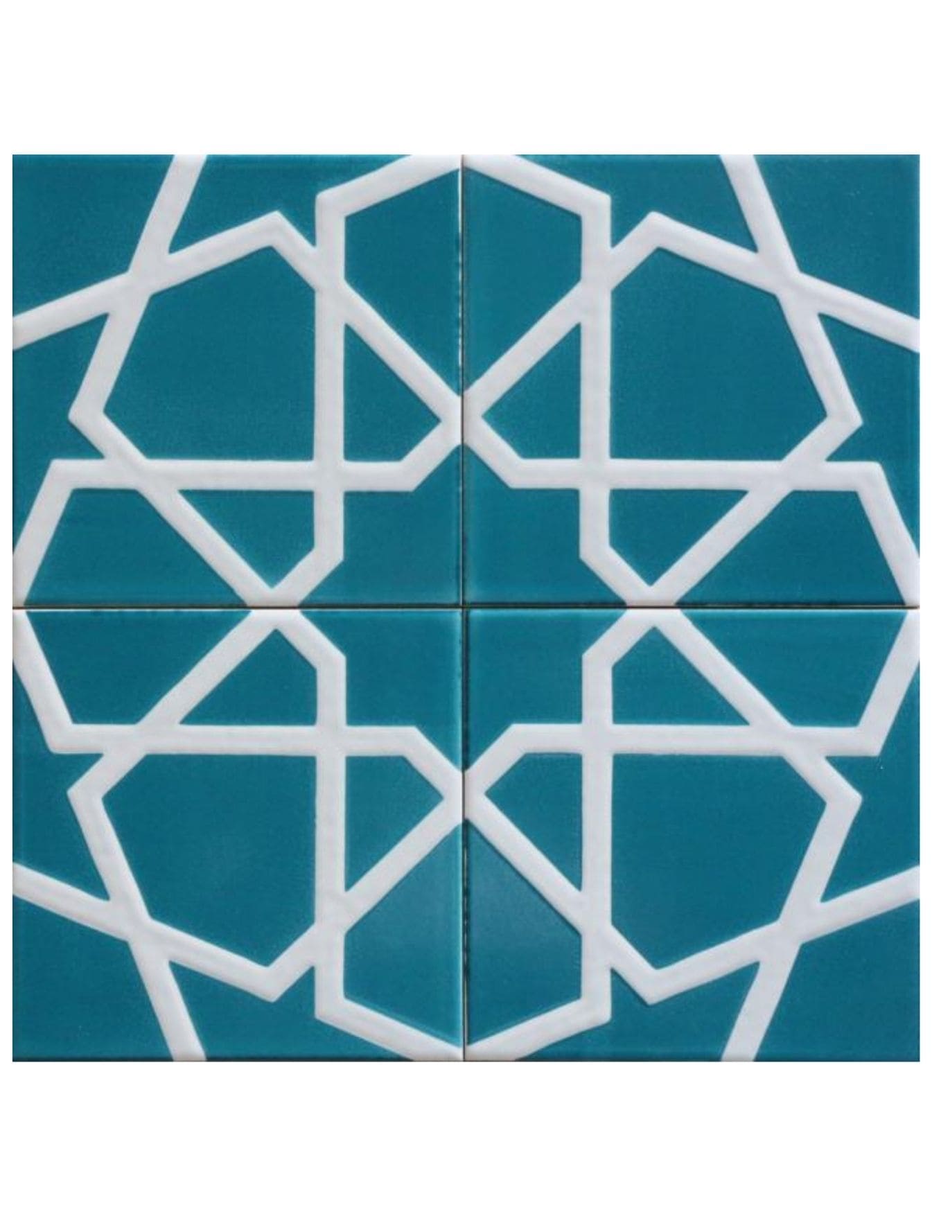 Cami Çinileri 20x20 - 43, Çini Seramik Karo Modelleri, Kütahya Cami Çinileri
