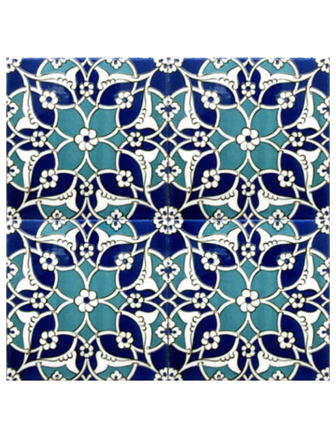 Cami Çinileri 20x20 - 56, Cami Çini Fiyatları Modelleri, Kütahya Cami Çinileri