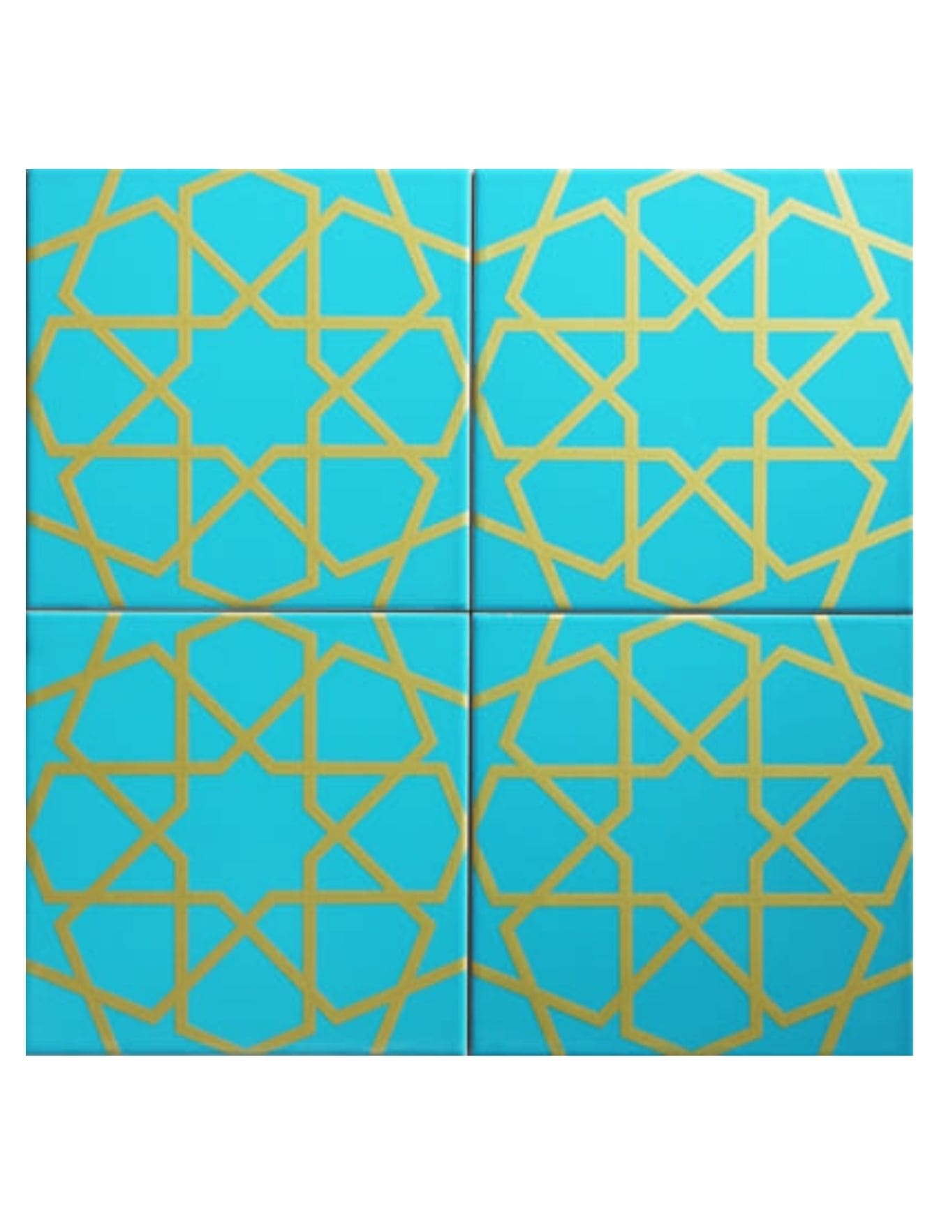 Cami Çinileri 20x20 - 57, Cami Fayans Modelleri, Kütahya Cami Çinileri
