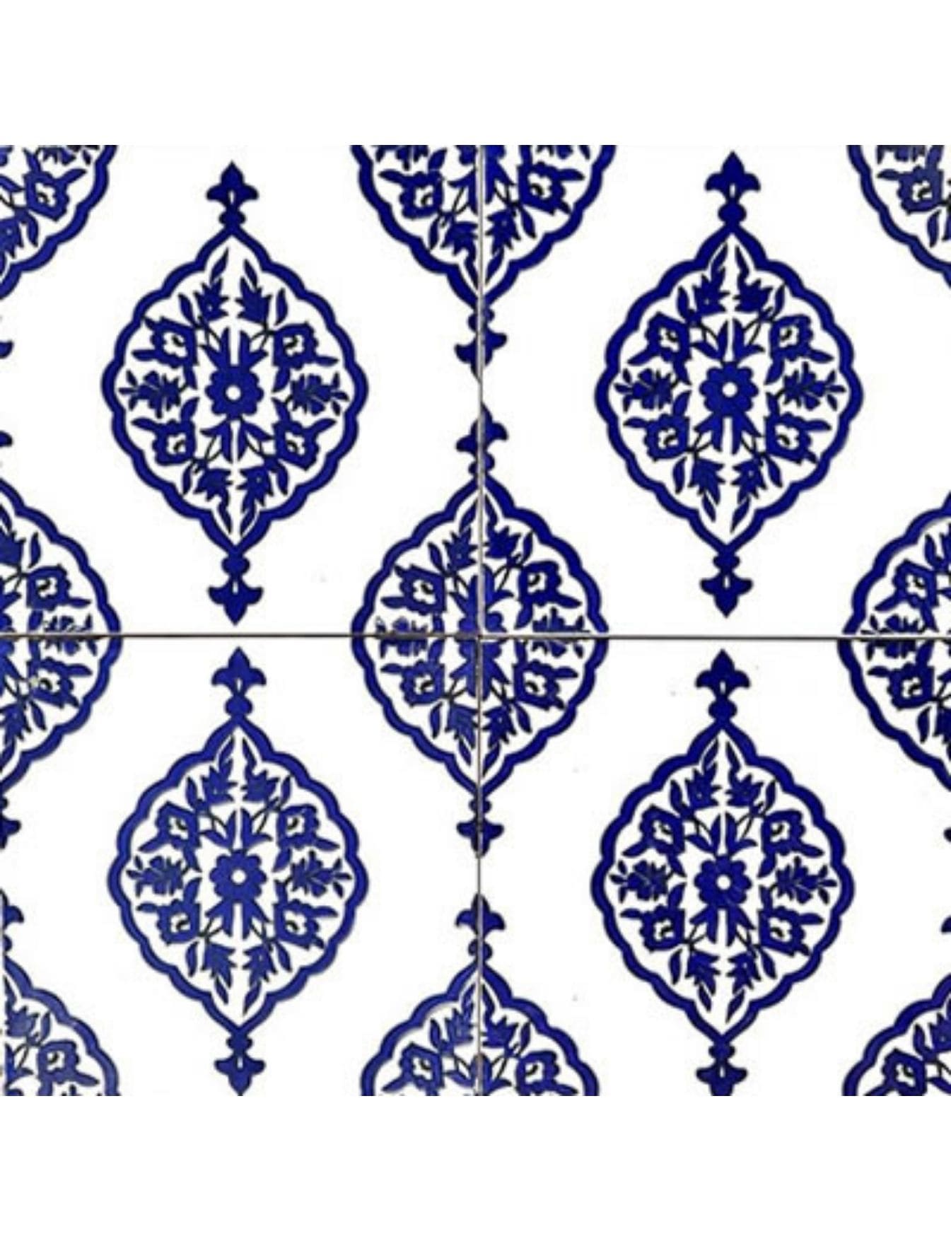 Cami Çinileri 20x20 - 06, Kütahya Çinileri, Kütahya Cami Çinileri