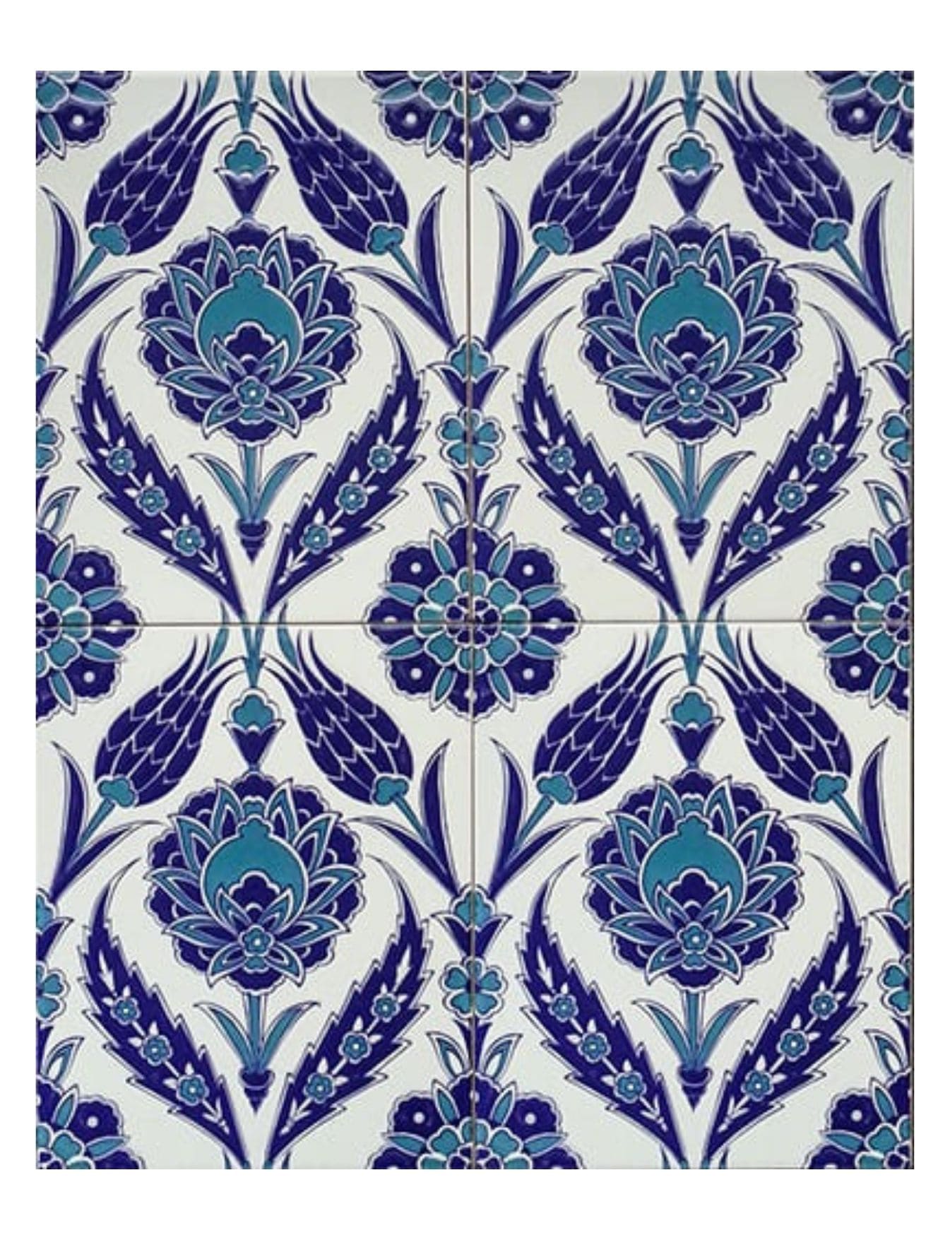 Cami Çinileri 20x25 - 12, Cami duvar çinileri, Cami çini metrekare fiyatları