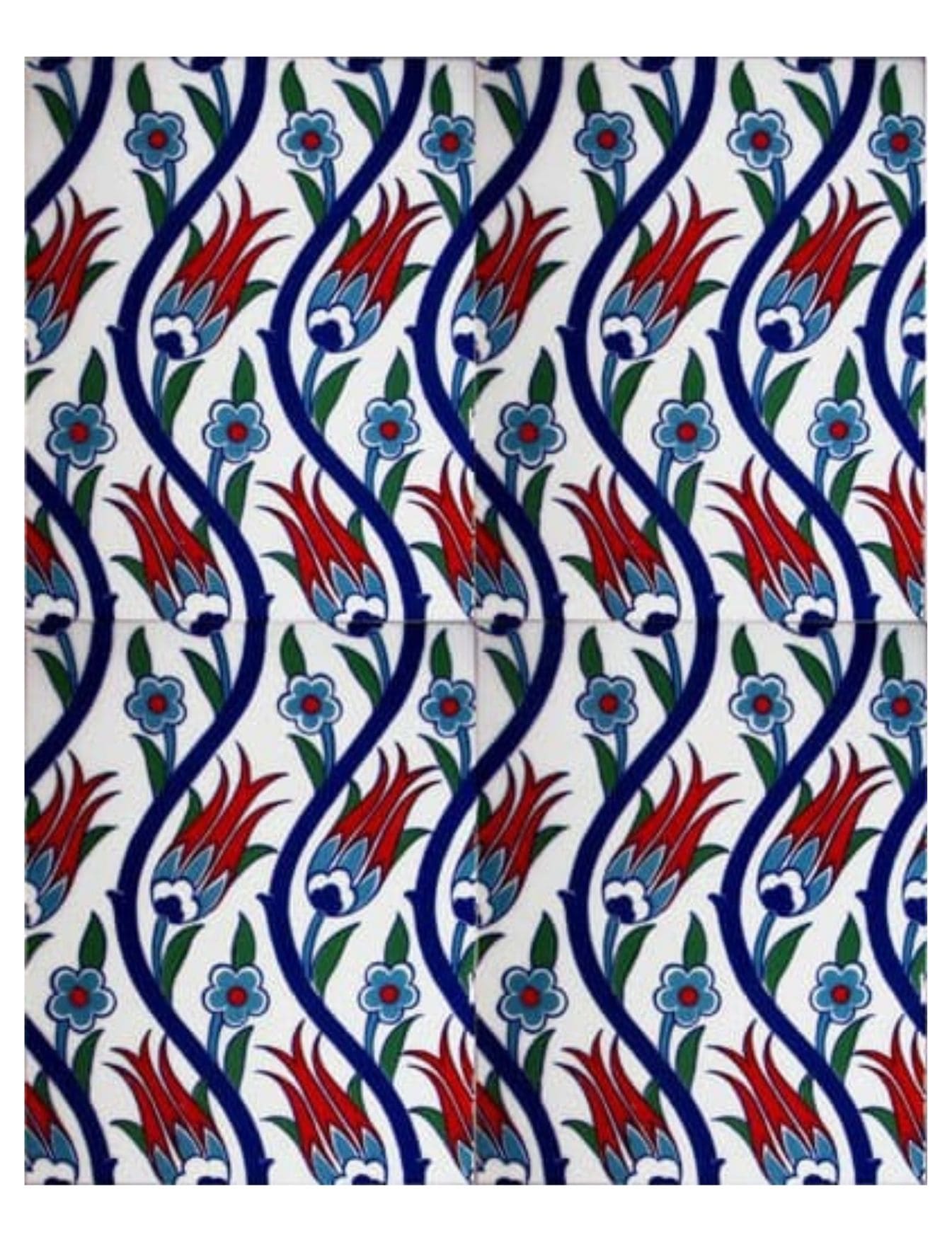 Cami Çinileri 20x25 - 08, Cami çinisi fiyatları, Cami çini modeli