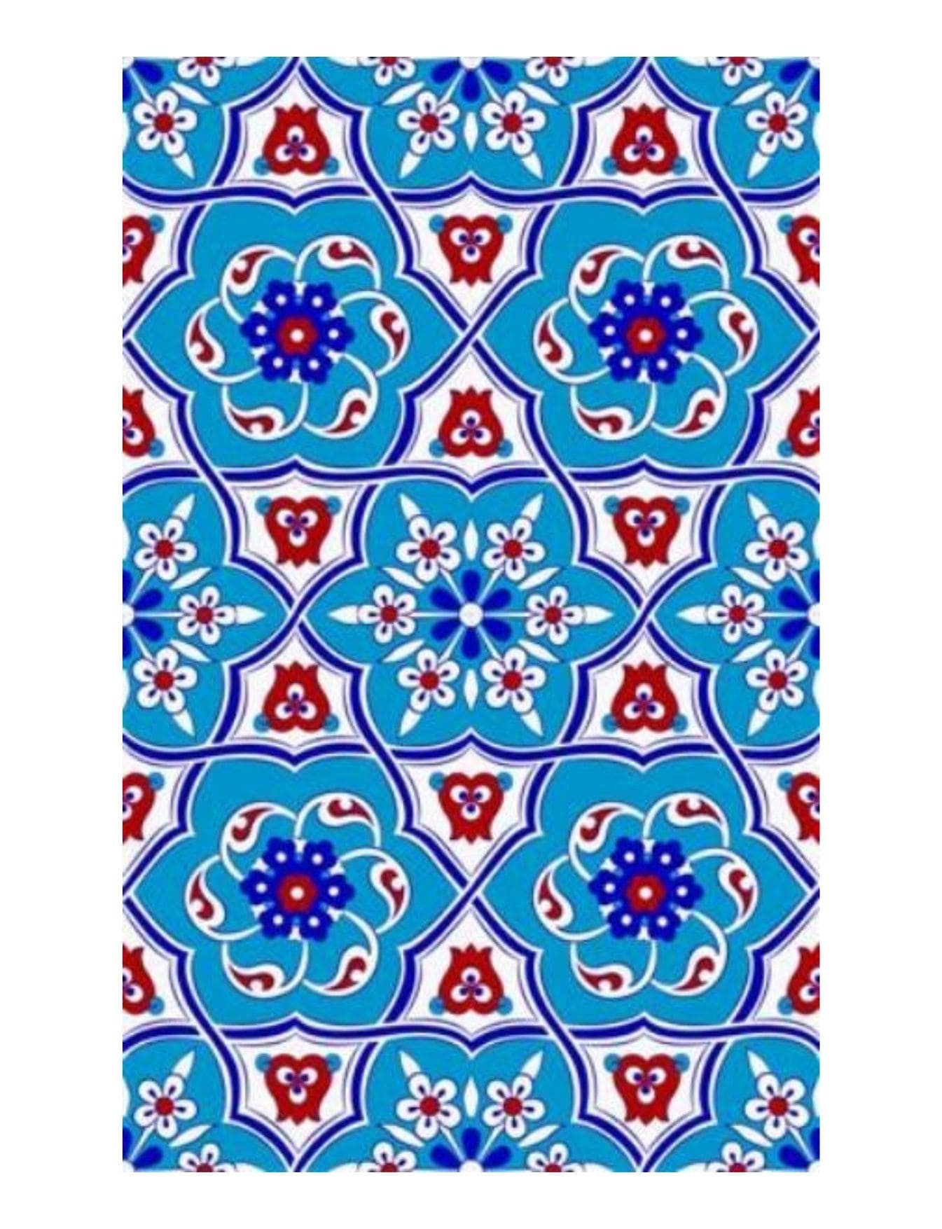 Cami Çinileri 25x40 - 11, Çini seramik fiyatları, Çini karo 25x40, Çini seramik 25x40, Çini karo 25x40