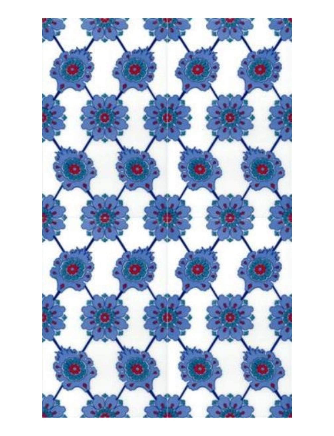 Cami Çinileri 25x40 - 12, Seramik karo, Cami çini modelleri fiyatları, seramik karo 25x40