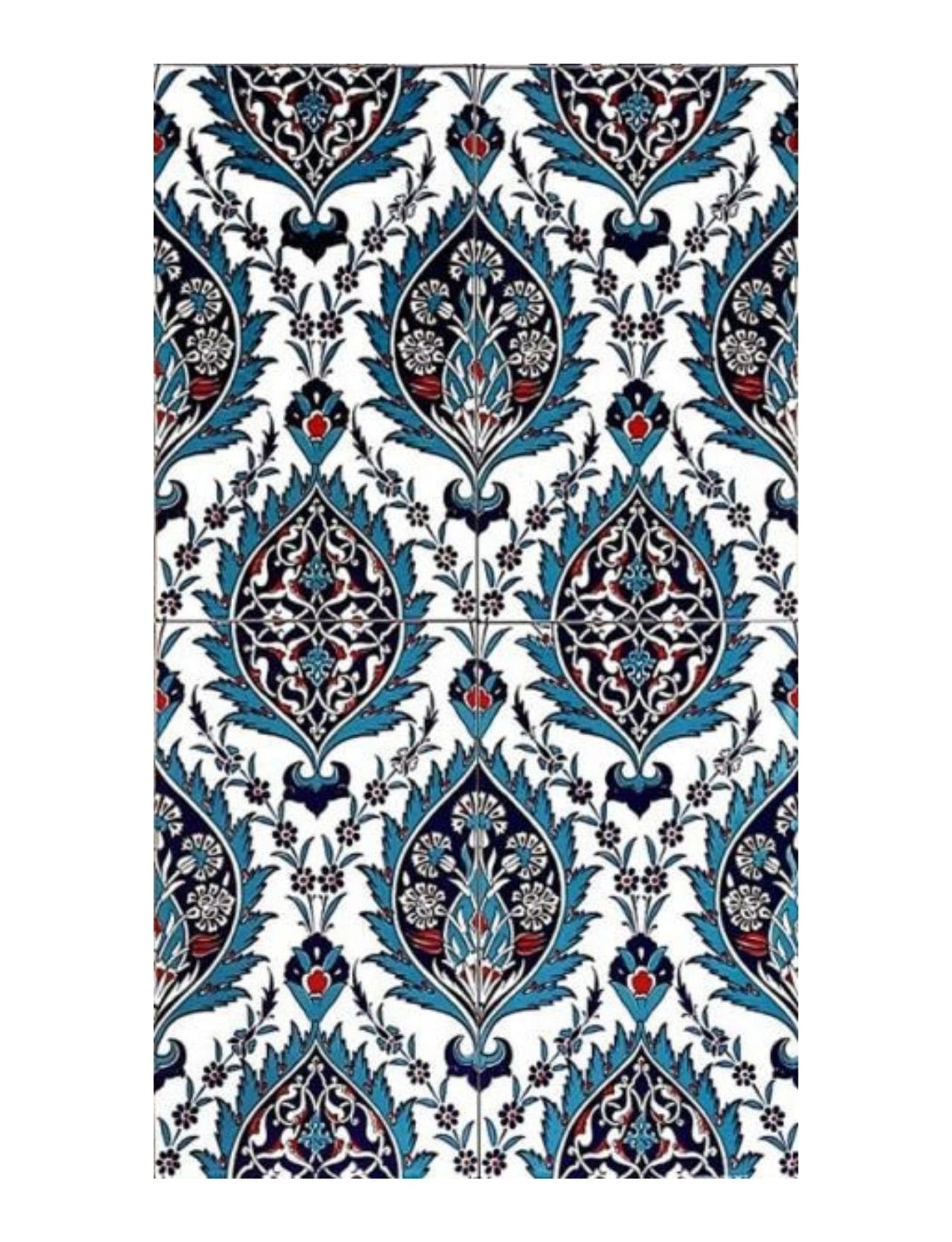 Cami Çinileri 25x40 - 03, Cami çinileri, Cami çinileri 25X40, Çini cami, İznik çini