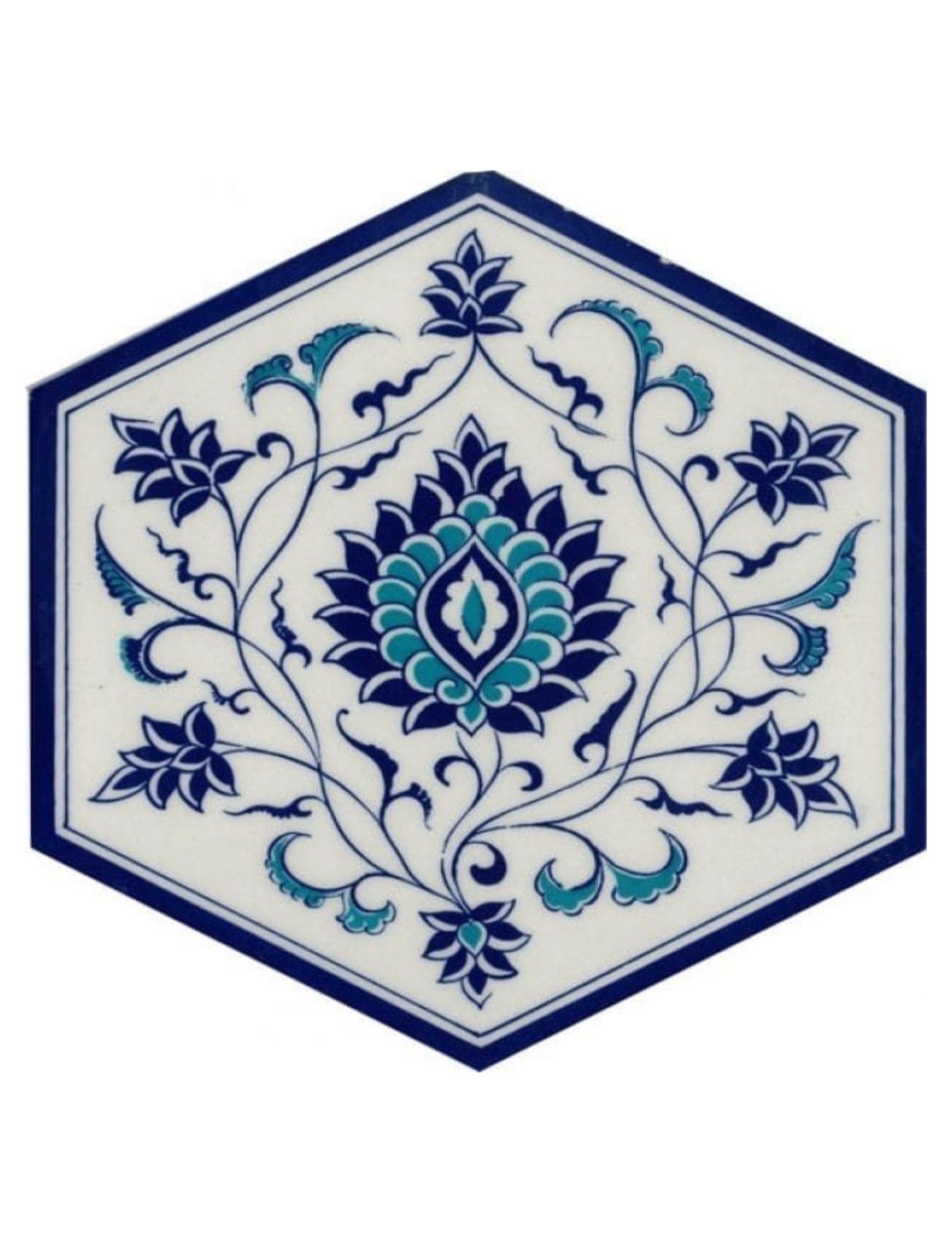 Cami Seramik Altıgen - 01, Cami Seramik, Kütahya Cami Çinileri