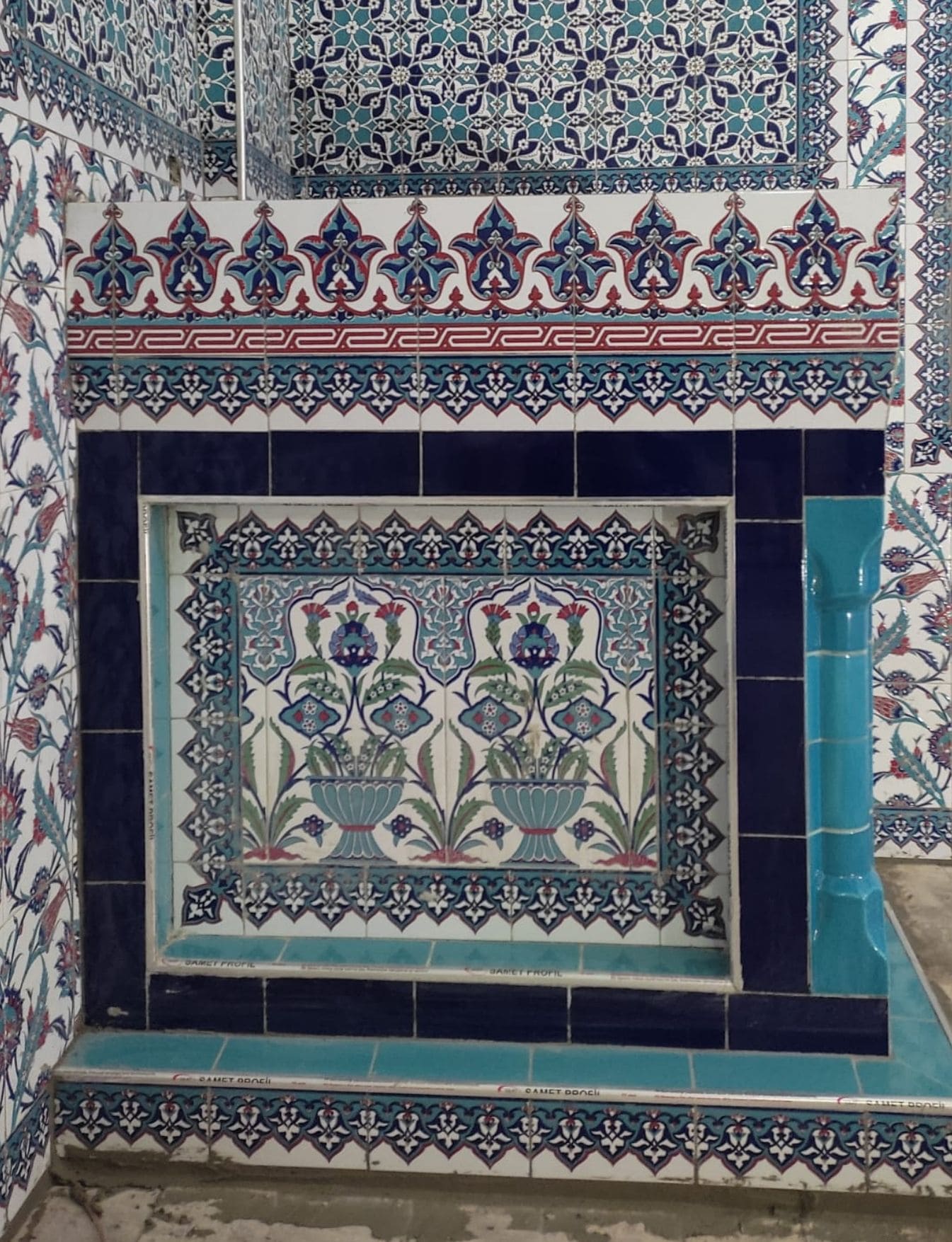 Çini Kürsü - 11, Vaaz Kürsüsü, Kütahya Cami Çinileri,