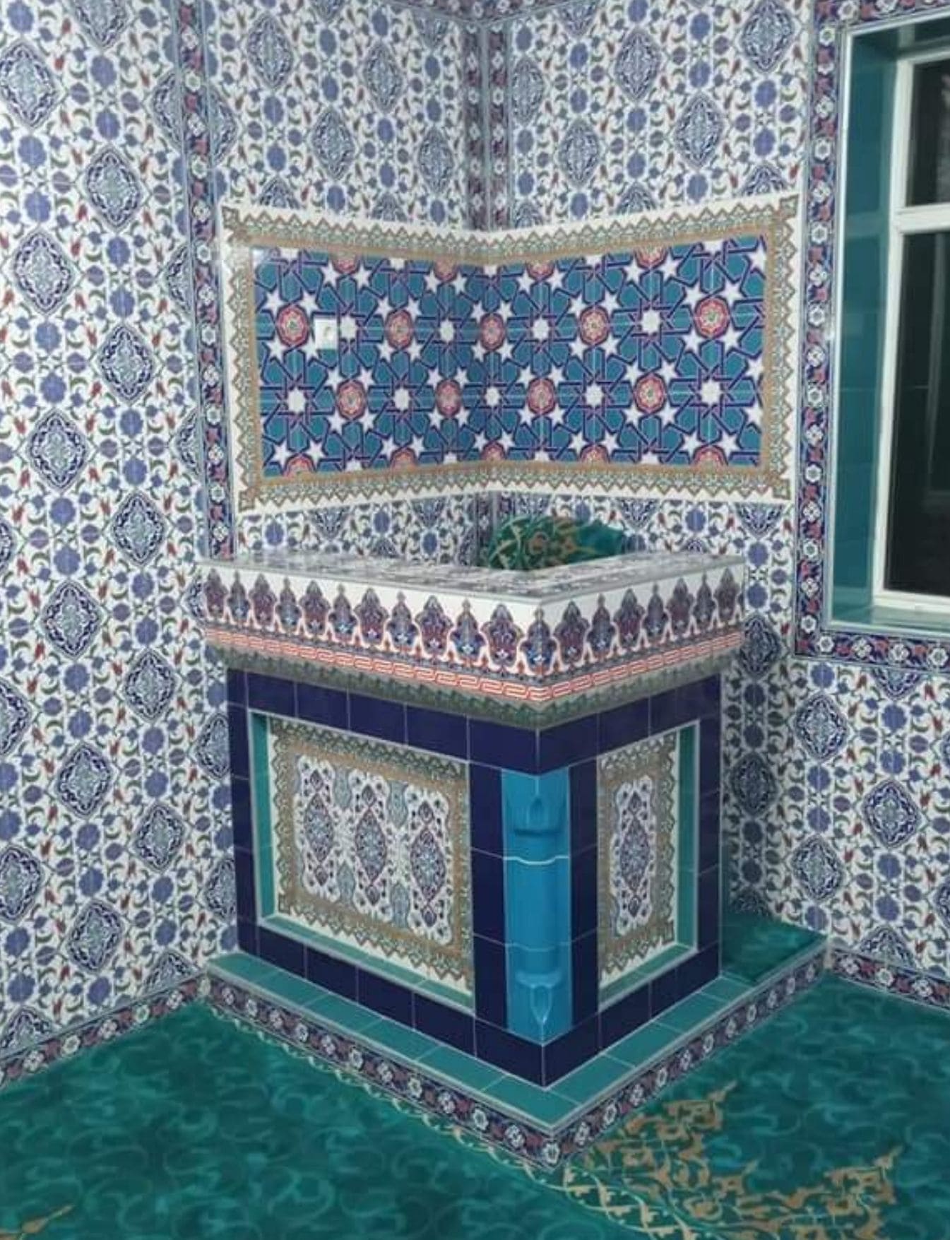 Çini Kürsü - 15, Kütahya Çinisi Kürsü, Kütahya Cami Çinileri,
