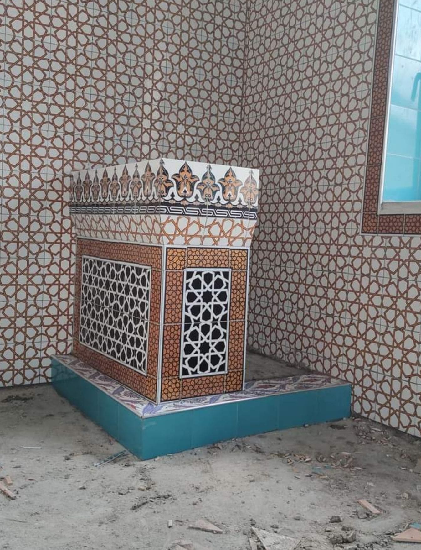 Çini Kürsü - 20, Vaaz Kürsü Modelleri, Kütahya Cami Çinileri,