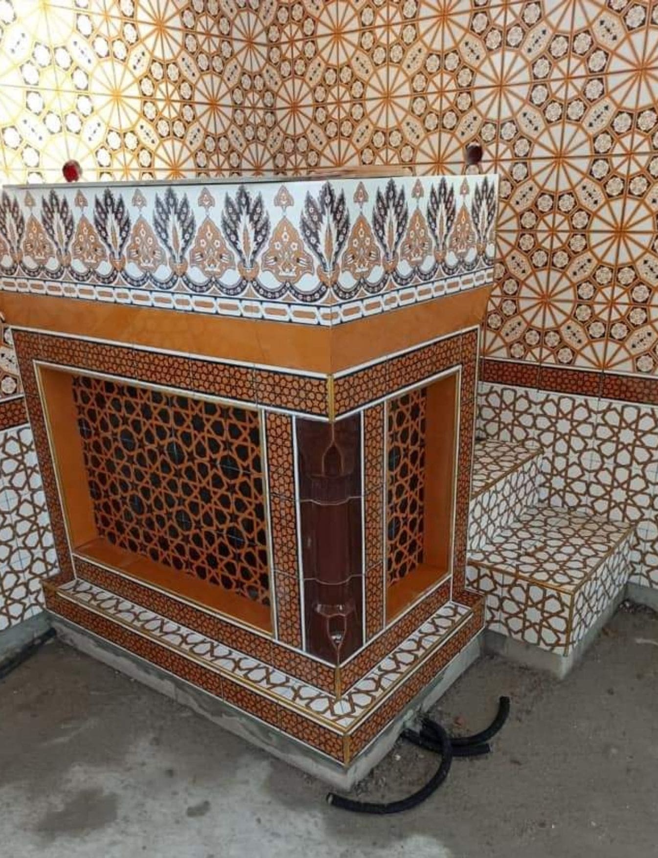 Çini Kürsü - 28, Çini Kürsü, Kütahya Cami Çinileri