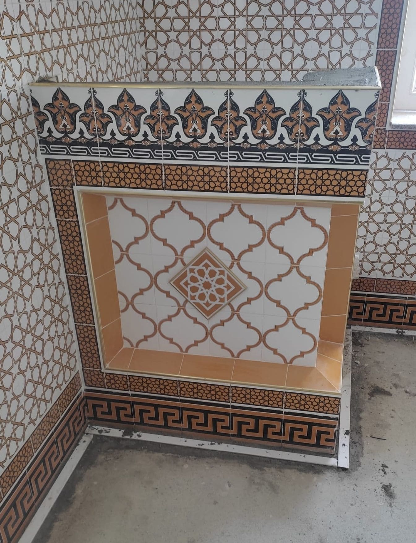 Çini Kürsü - 04, Çini Kürsüleri, Kütahya Cami Çinileri,
