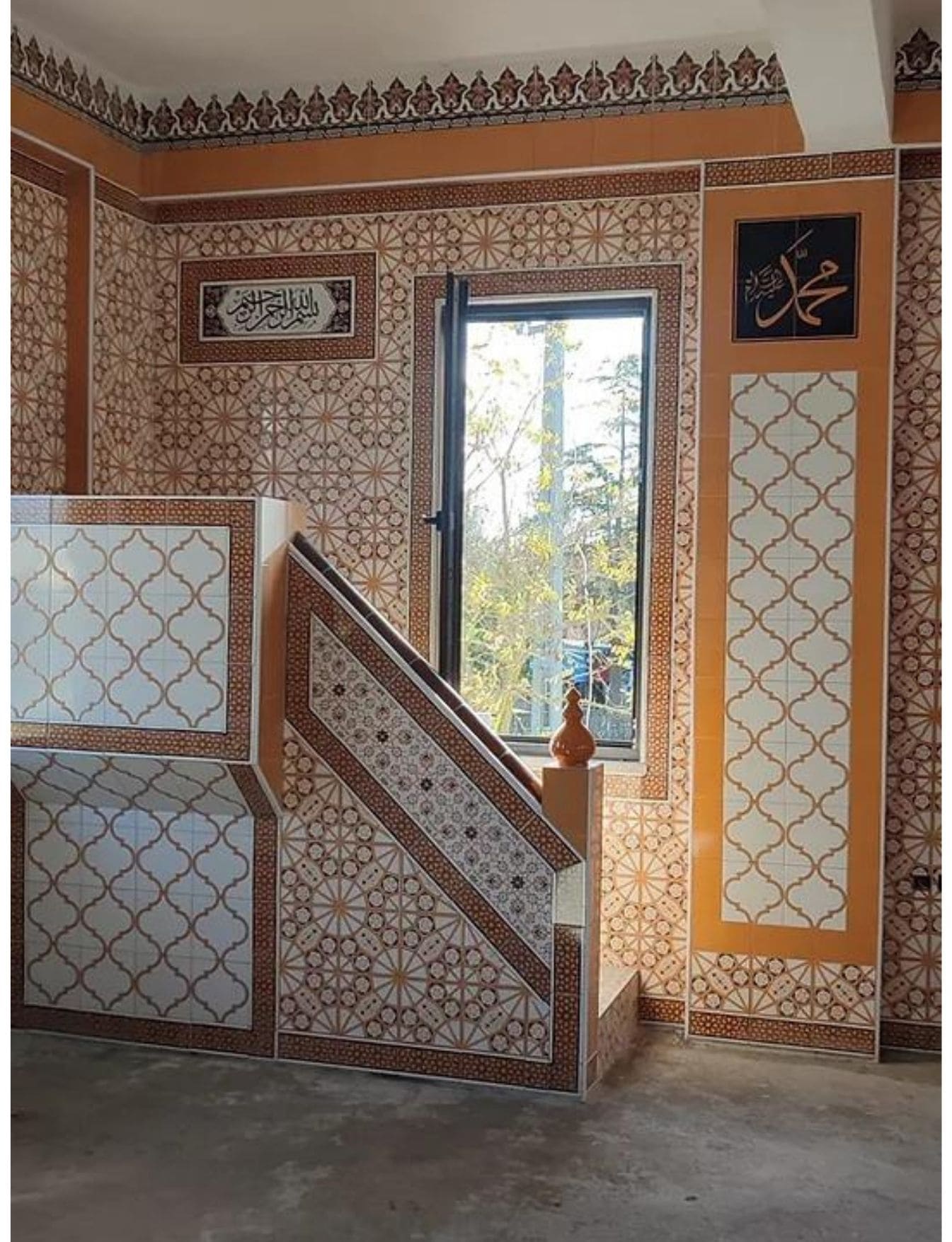 Çini Kürsü - 08. Cami Vaaz Kürsü, Kütahya Cami Çinileri,
