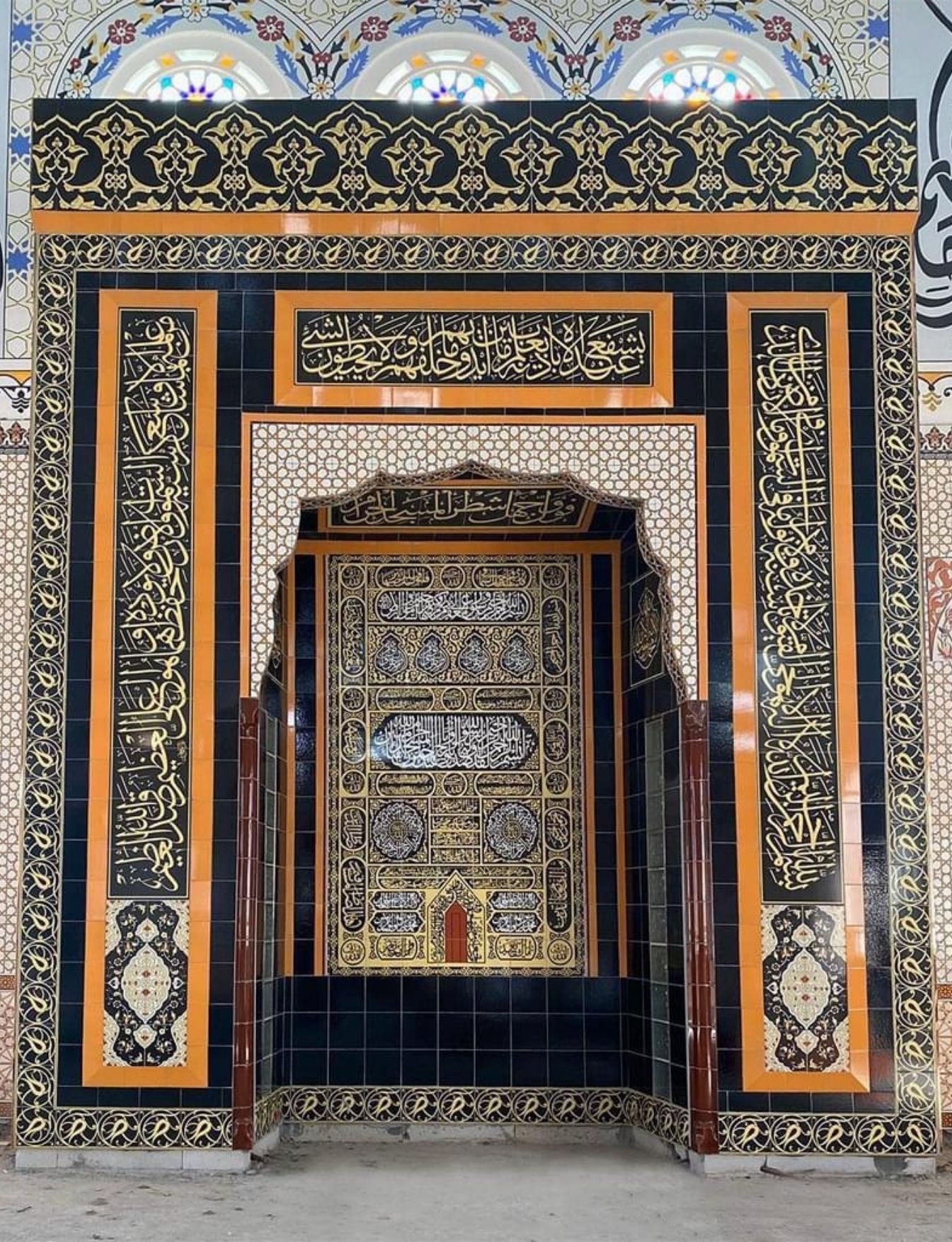 Cami Mihrapları - 014, Yeni Kabe Mihrap, Kütahya Cami Çinileri
