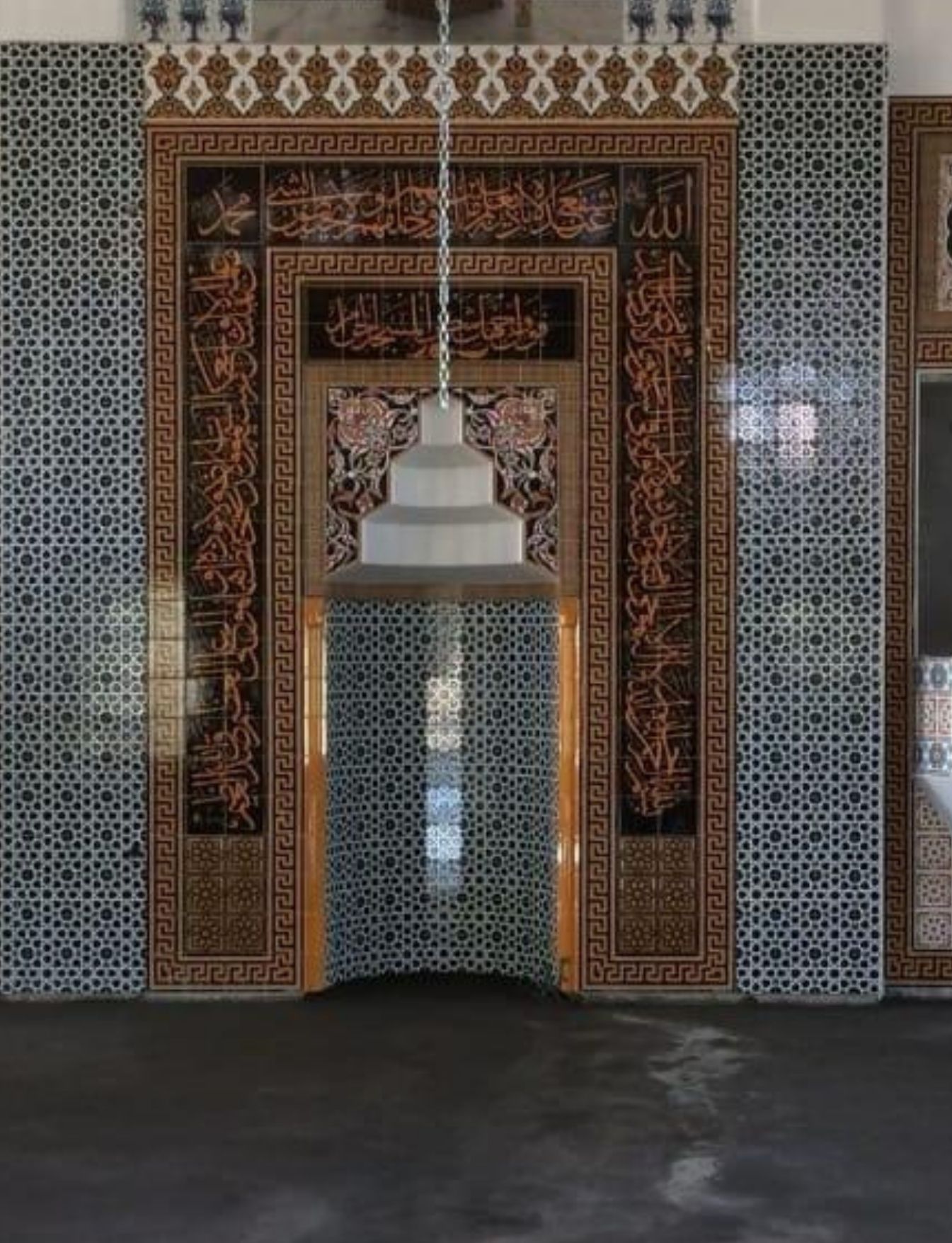 Cami Mihrapları - 025, Cami Mihrap Türkmen Yıldızı Çinisi, Kütahya Cami Çinileri