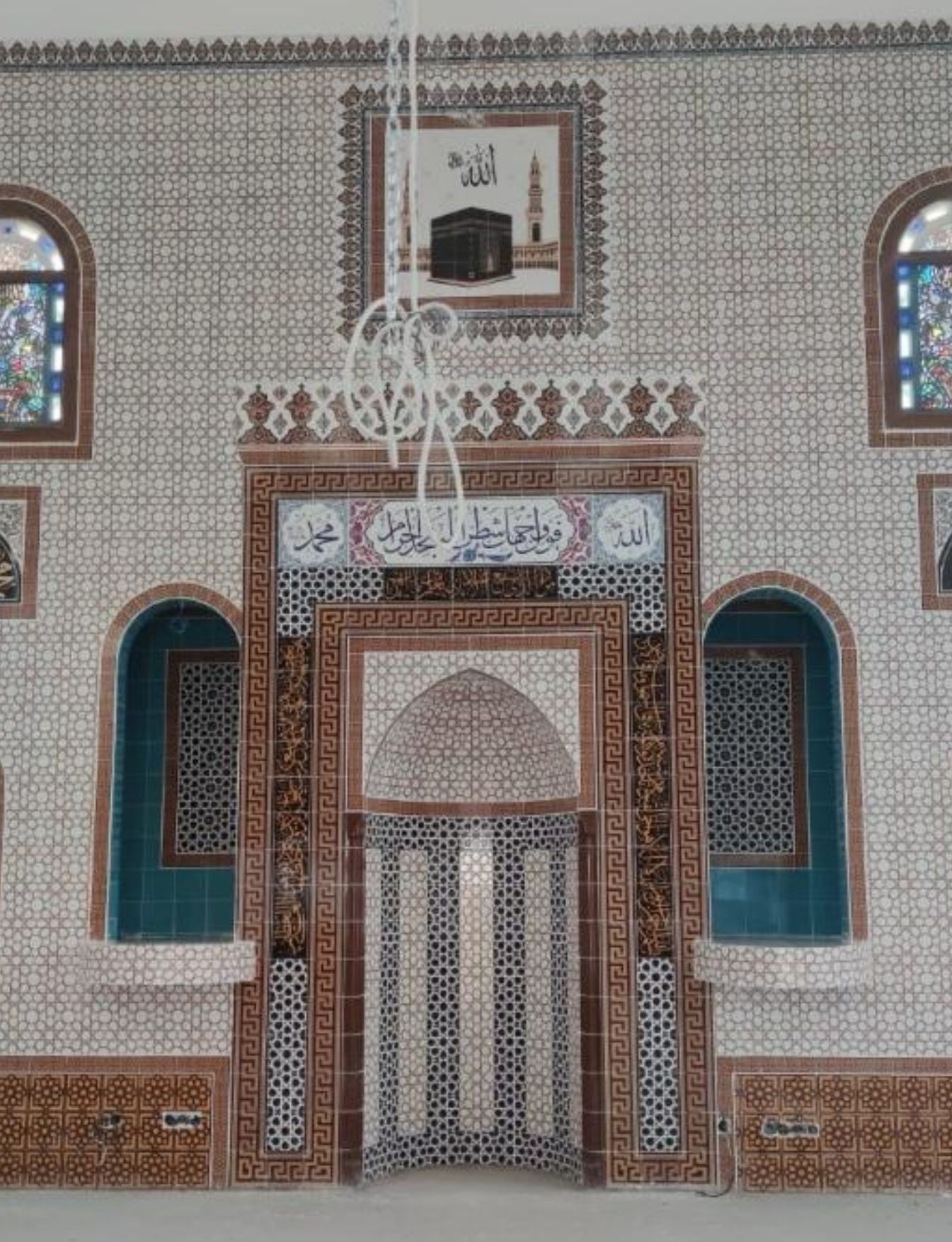 Cami Mihrapları - 030, Cami Mihrap Türkmen Yıldızı Çini, Mihrap Fiyatları, Kütahya Cami Çinileri