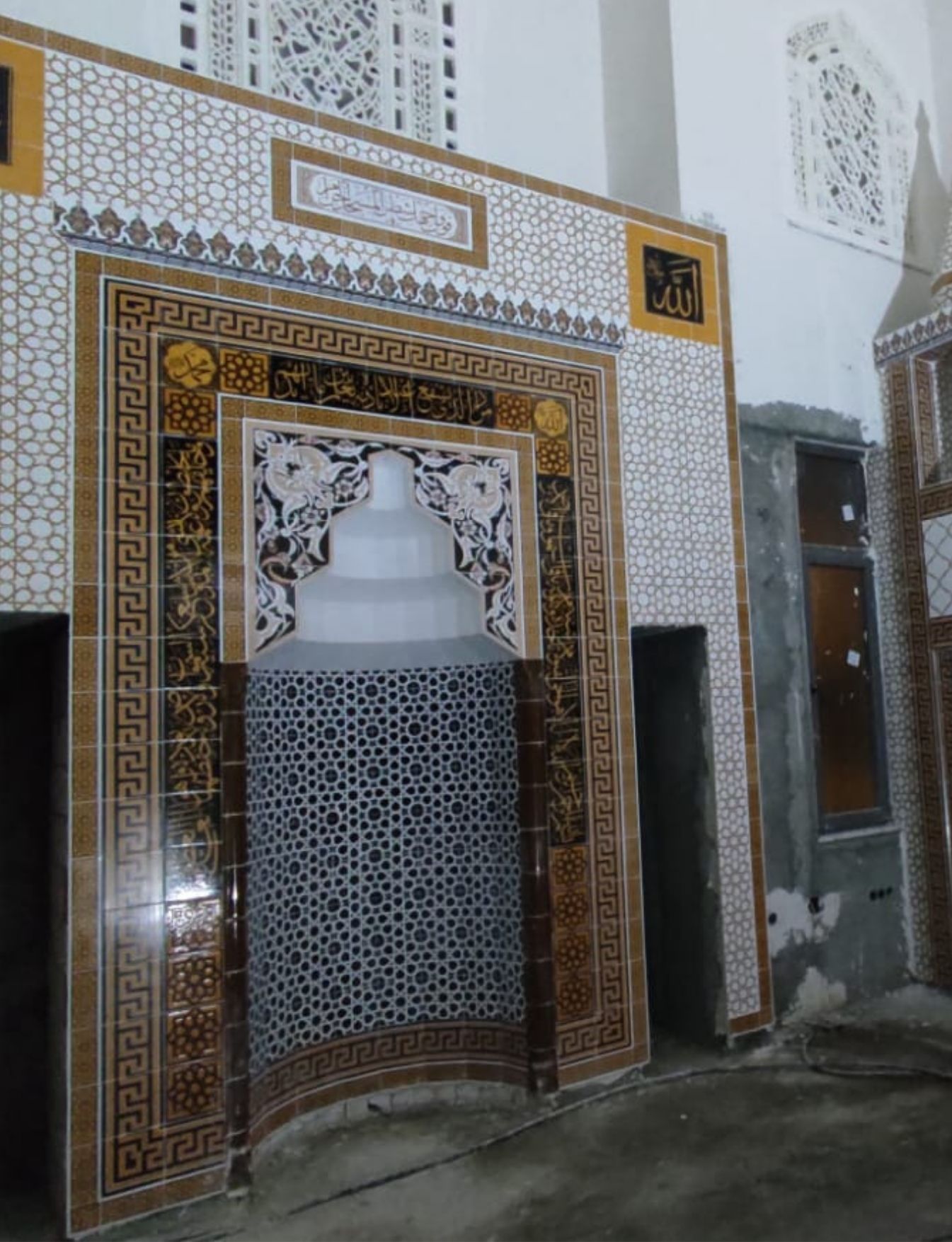 Cami Mihrapları - 053, Mihrap Çini, Mihrap Çinisi, Kütahya Cami Çinileri