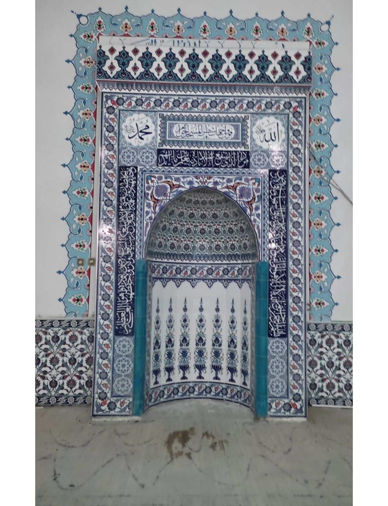 Cami Mihrapları - 055, Cami Mihrap Fiyatları Modelleri, Kütahya Cami Çinileri