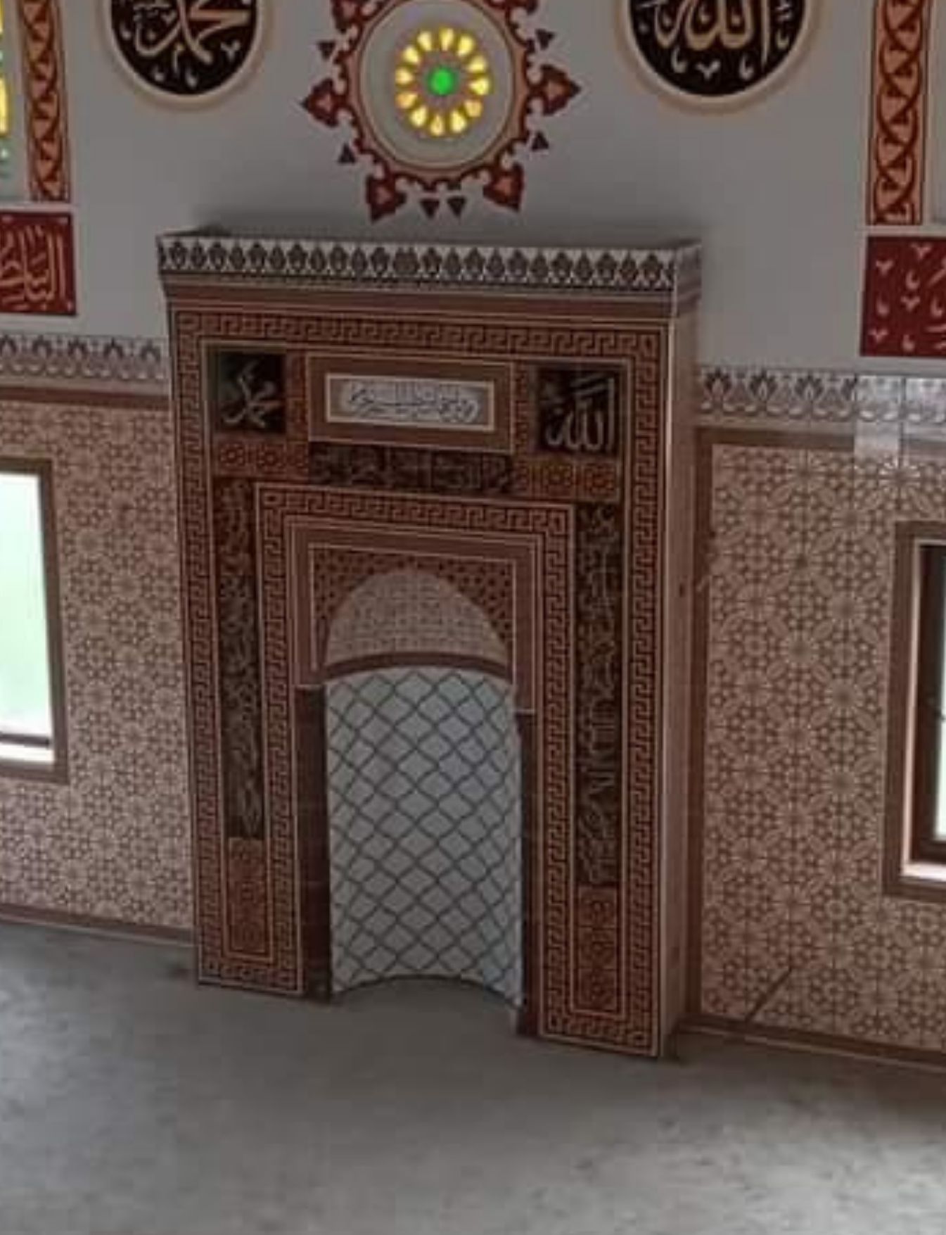 Cami Mihrapları - 069, Cami Mihrap Kütahya Çini Modeli, Kütahya Cami Çinileri