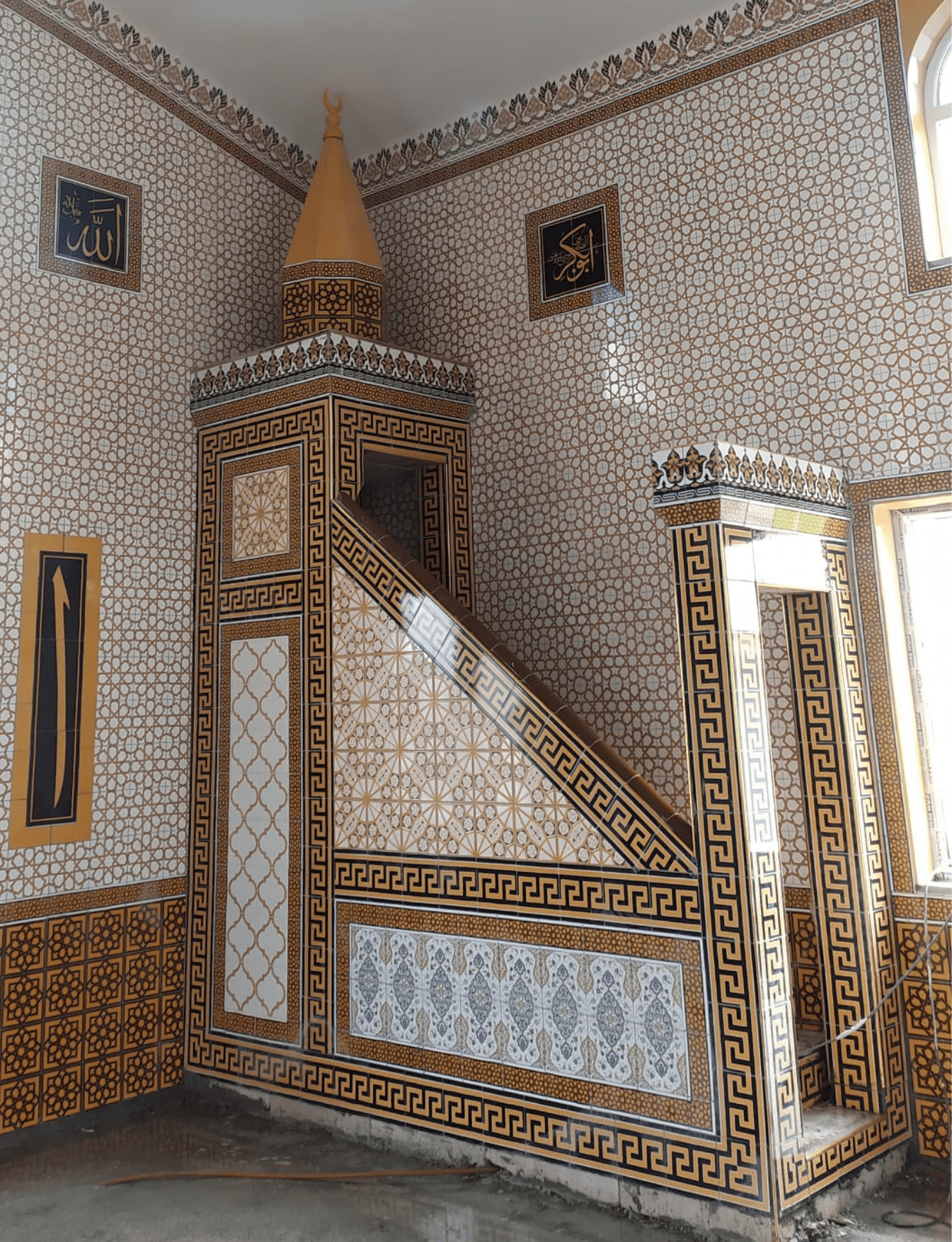 Cami Minberleri - 01, Minber Modelleri, Kütahya Cami Çinileri