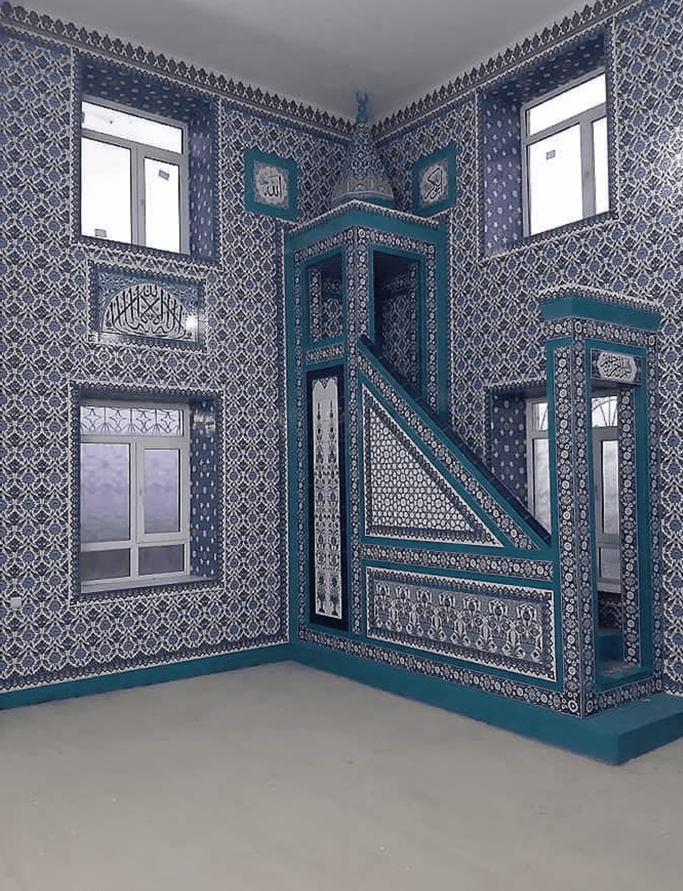 Cami Minberleri - 25, Minber İznik Çinileri, Kütahya Cami Çinileri