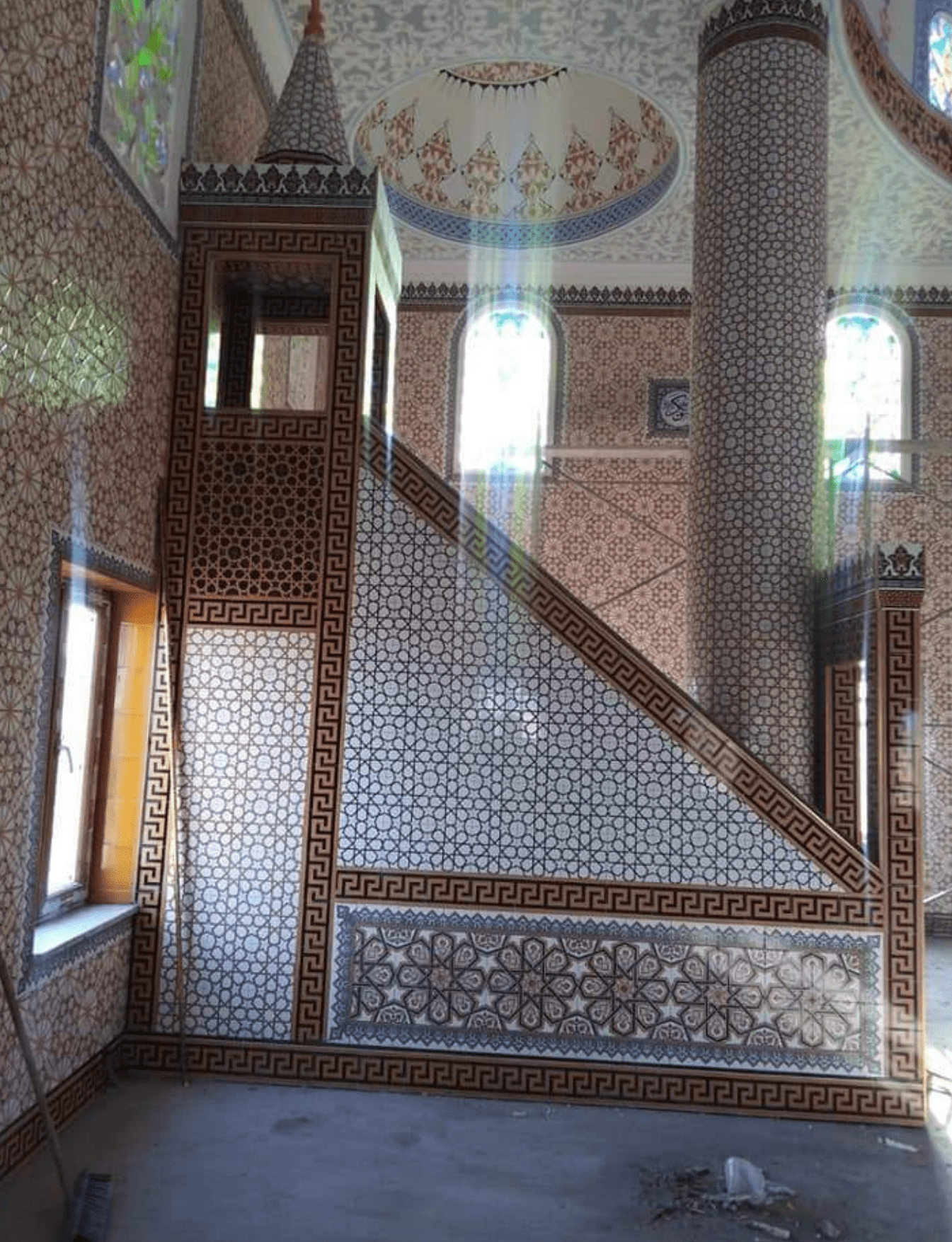 Cami Minberleri - 27, Mescit Minber Kahve, Kütahya Cami Çinileri