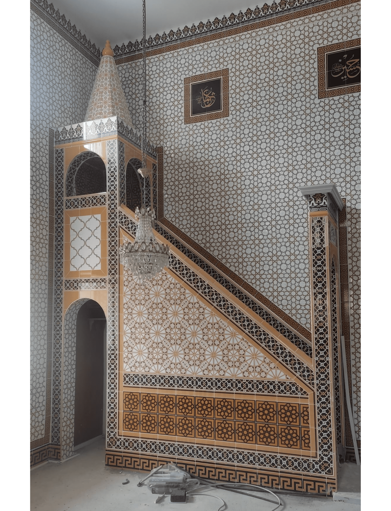 Cami Minberleri - 03, Minber Çinileri, Kütahya Cami Çinileri
