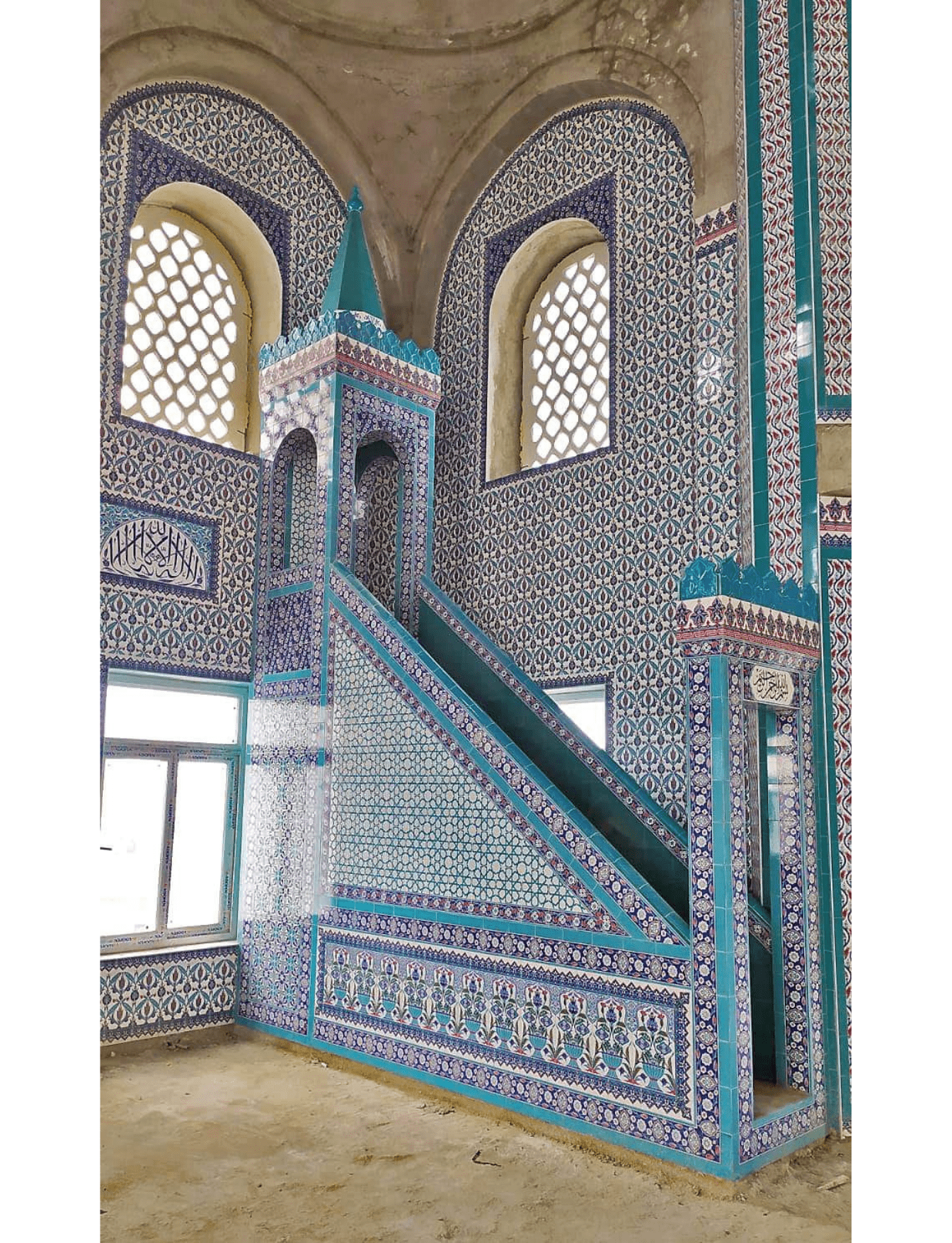 Cami Minberleri - 35, Mescit Minber Çini Fiyatları, Kütahya Cami Çinileri