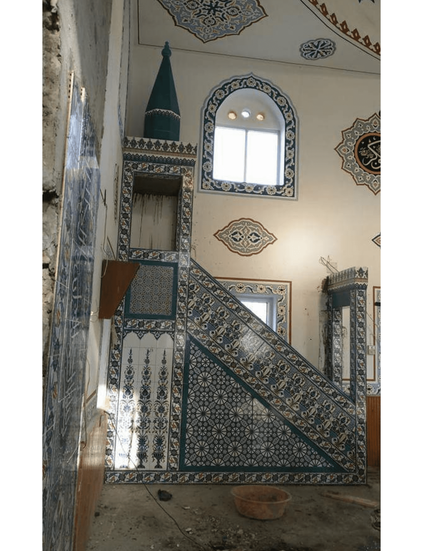 Cami Minberleri - 36, Cami Minberi Çini Modelleri, Kütahya Cami Çinileri