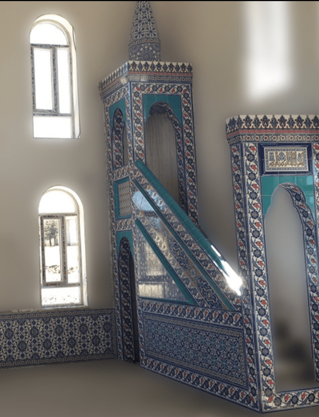 Cami Minberleri - 37, Çini Minber Fiyatları Modelleri, Kütahya Cami Çinileri