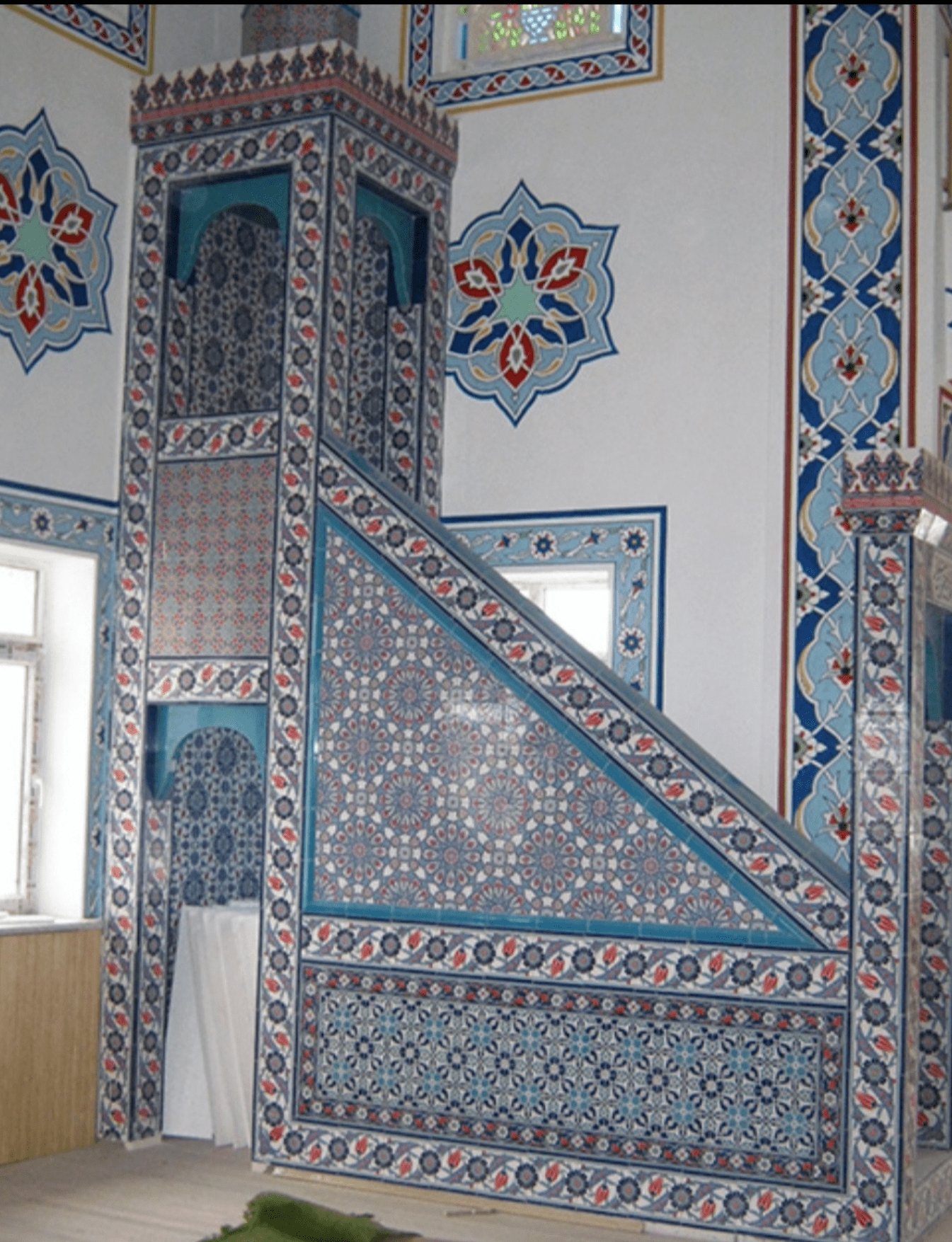 Cami Minberleri - 52, Minber Görselleri, Kütahya Cami Çinileri
