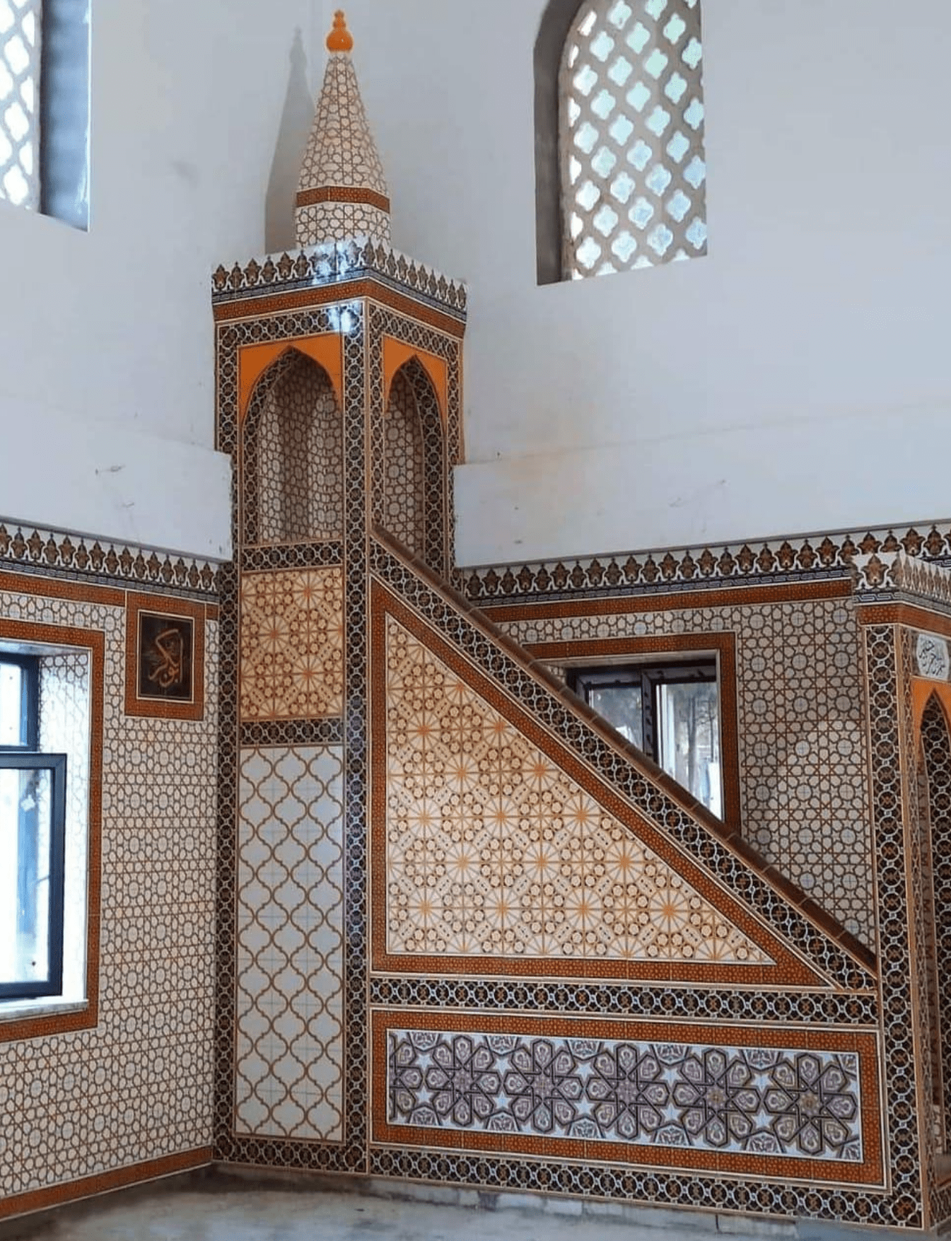 Cami Minberleri - 06, Çini Minber, Kütahya Cami Çinileri
