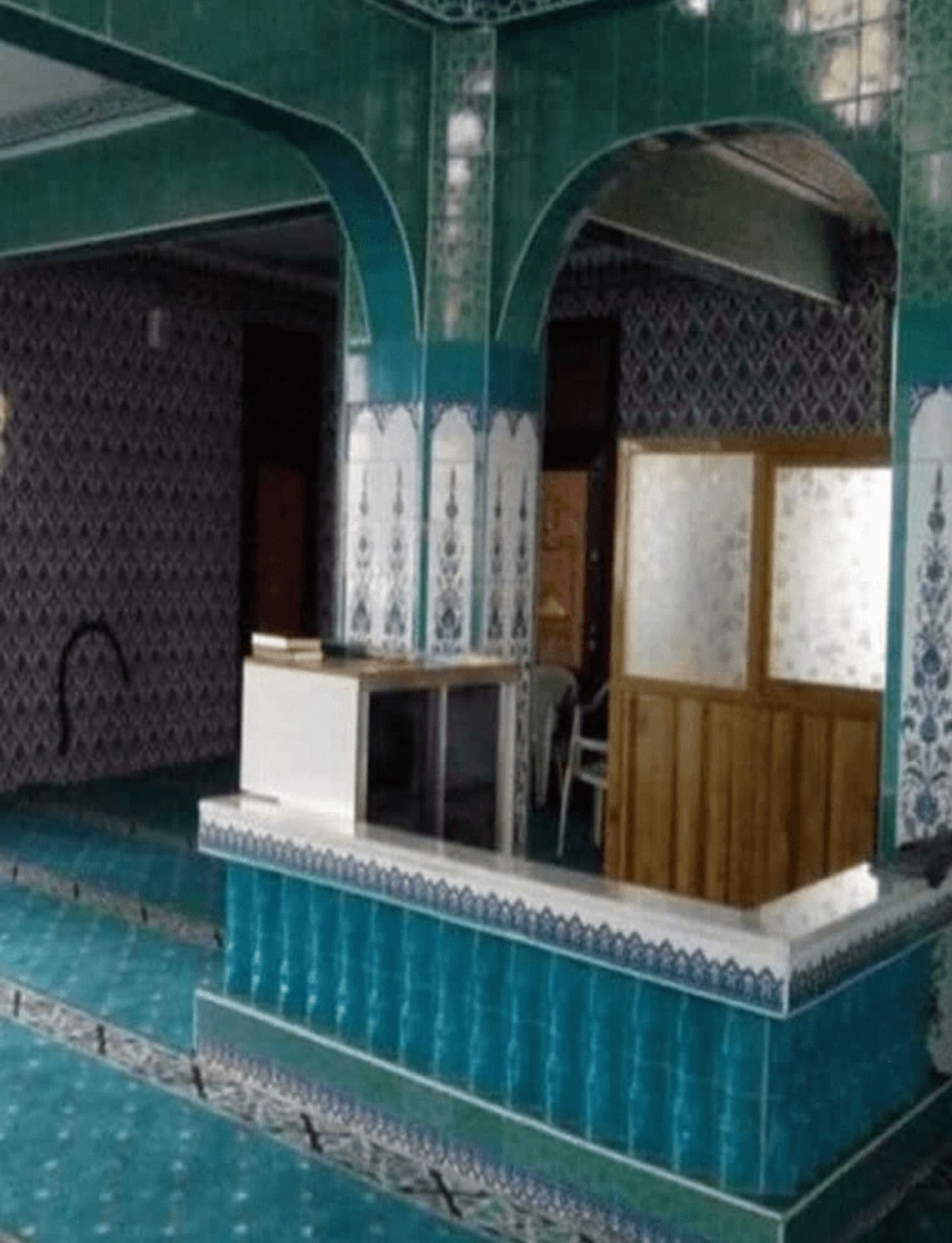 Çini Müezzinlik - 12, Çinili Müezzin Mahfili, Kütahya Cami Çinileri,