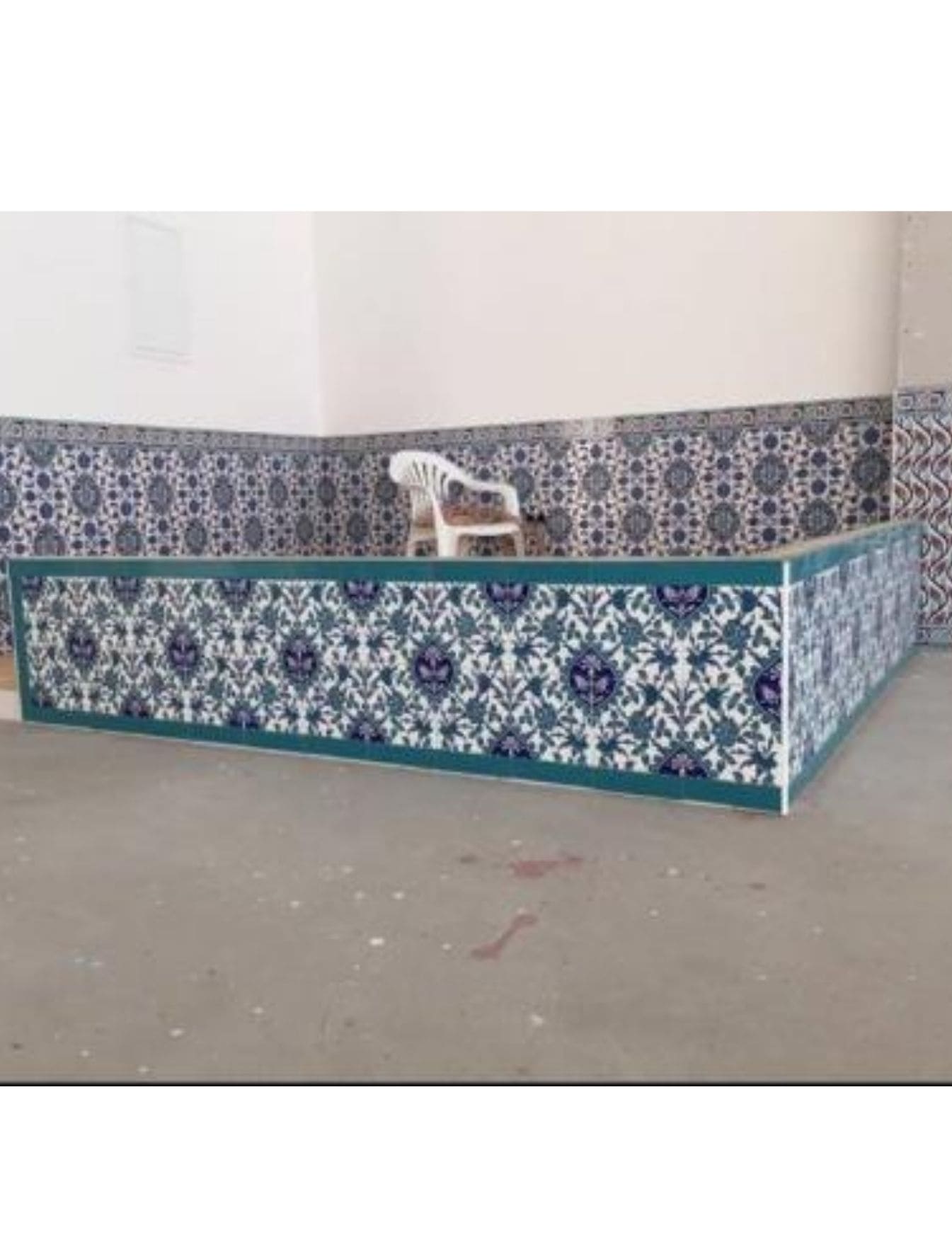 Çini Müezzinlik - 14, Cami Müezzin Fiyatları, Kütahya Cami Çinileri,