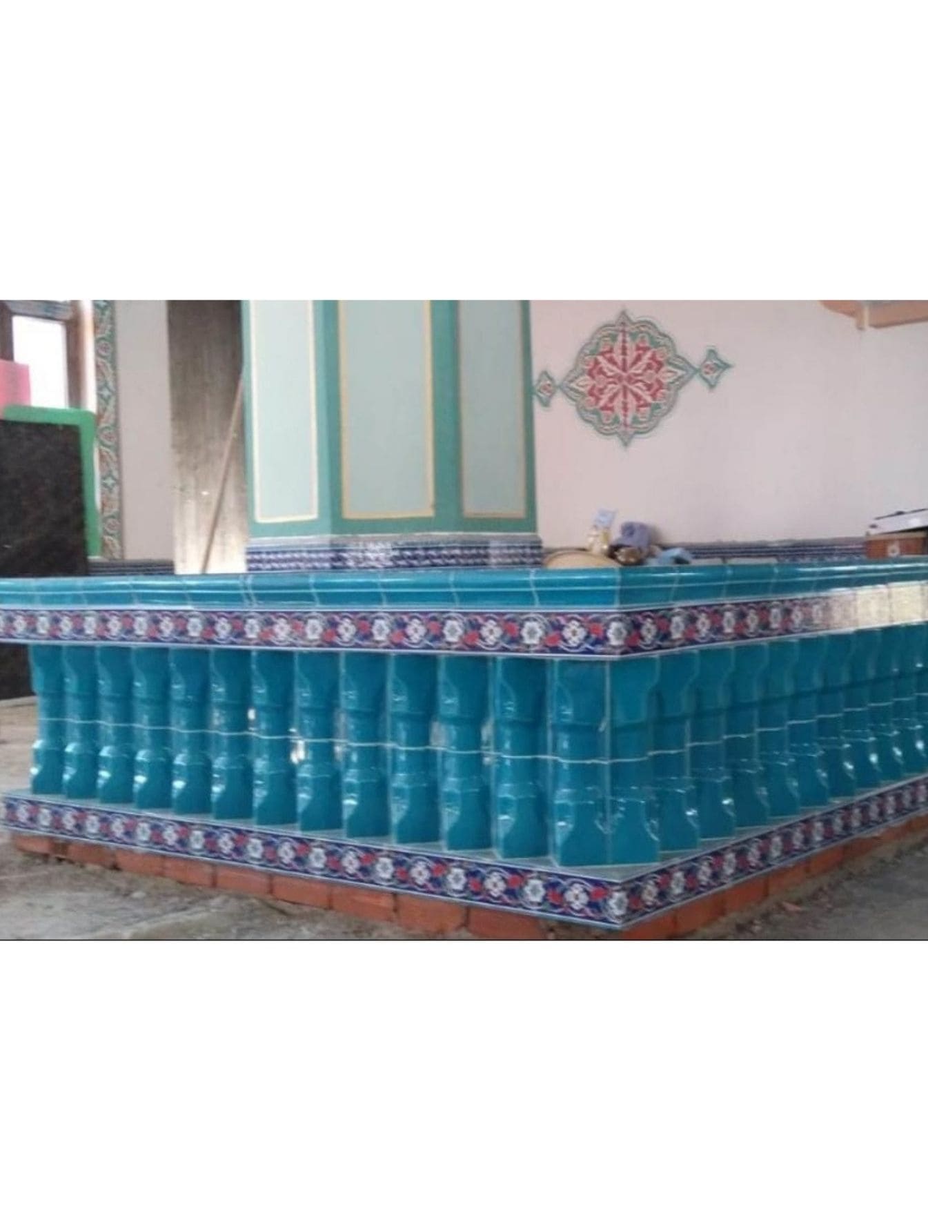 Çini Müezzinlik - 15, Kütahya Çini Müezzinlik Fiyatı, Kütahya Cami Çinileri,