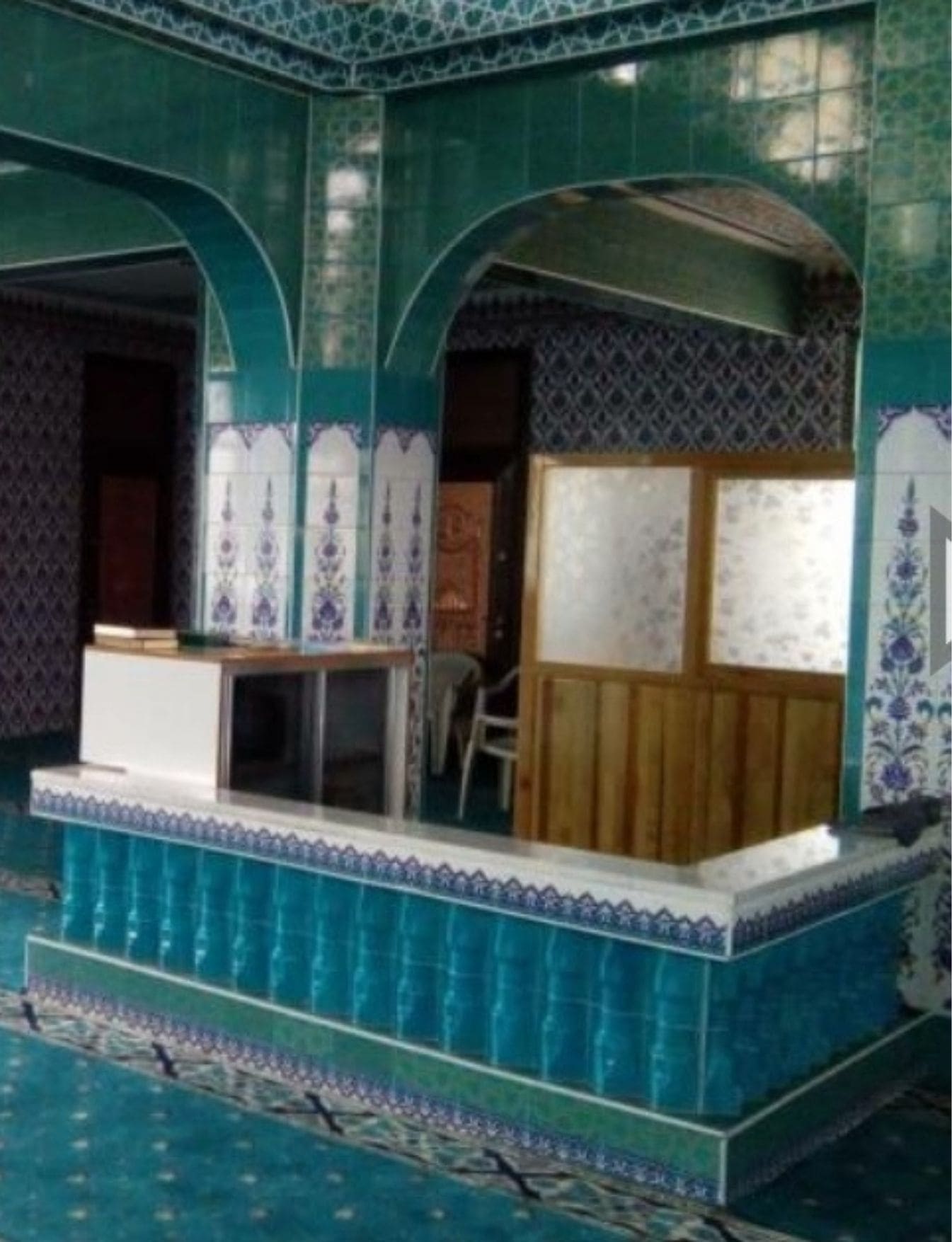 Çini Müezzinlik - 02, Müezzin Çinileri, Kütahya Cami Çinileri,