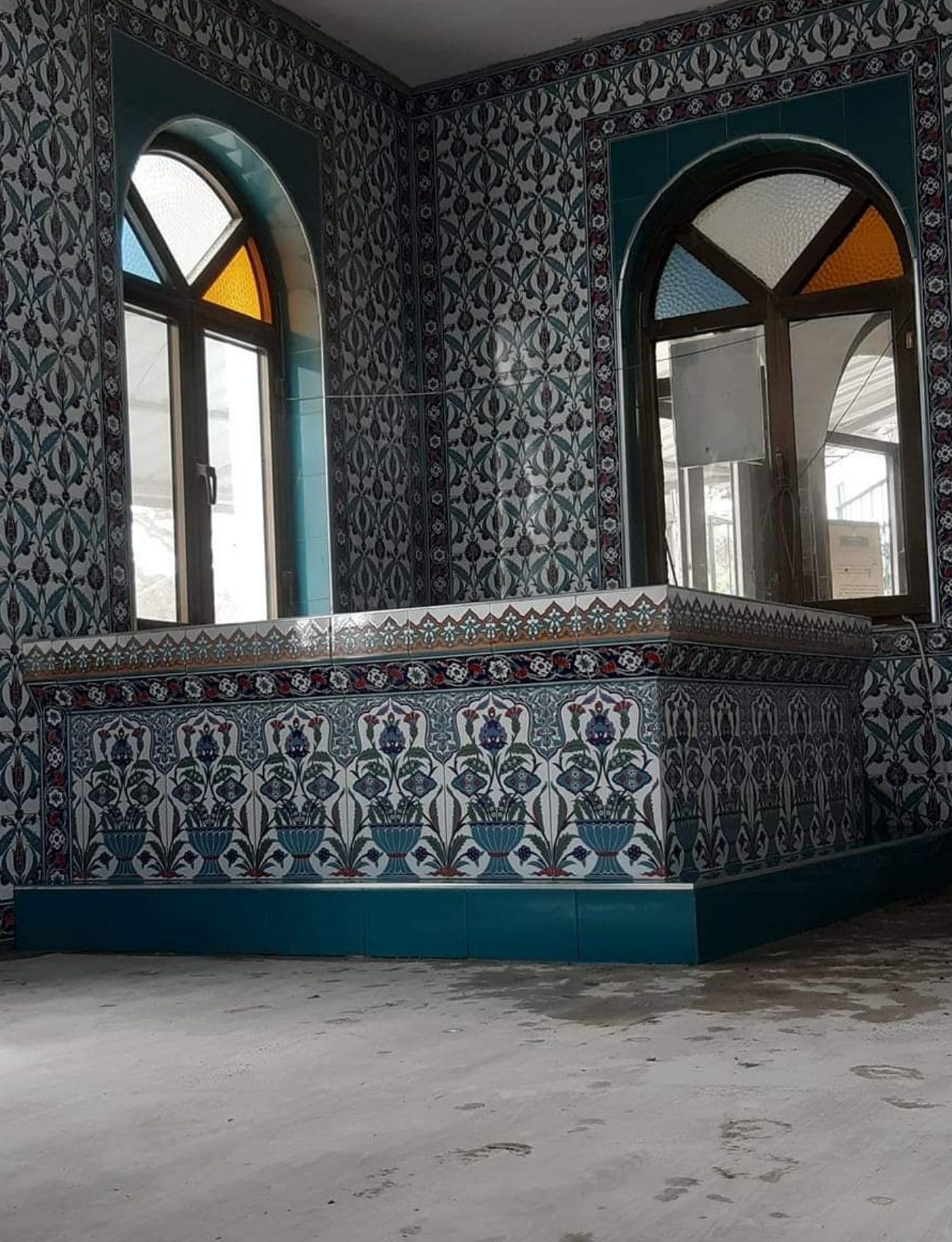 Çini Müezzinlik - 05, Cami Müezzinlik Fiyatları, Kütahya Cami Çinileri,