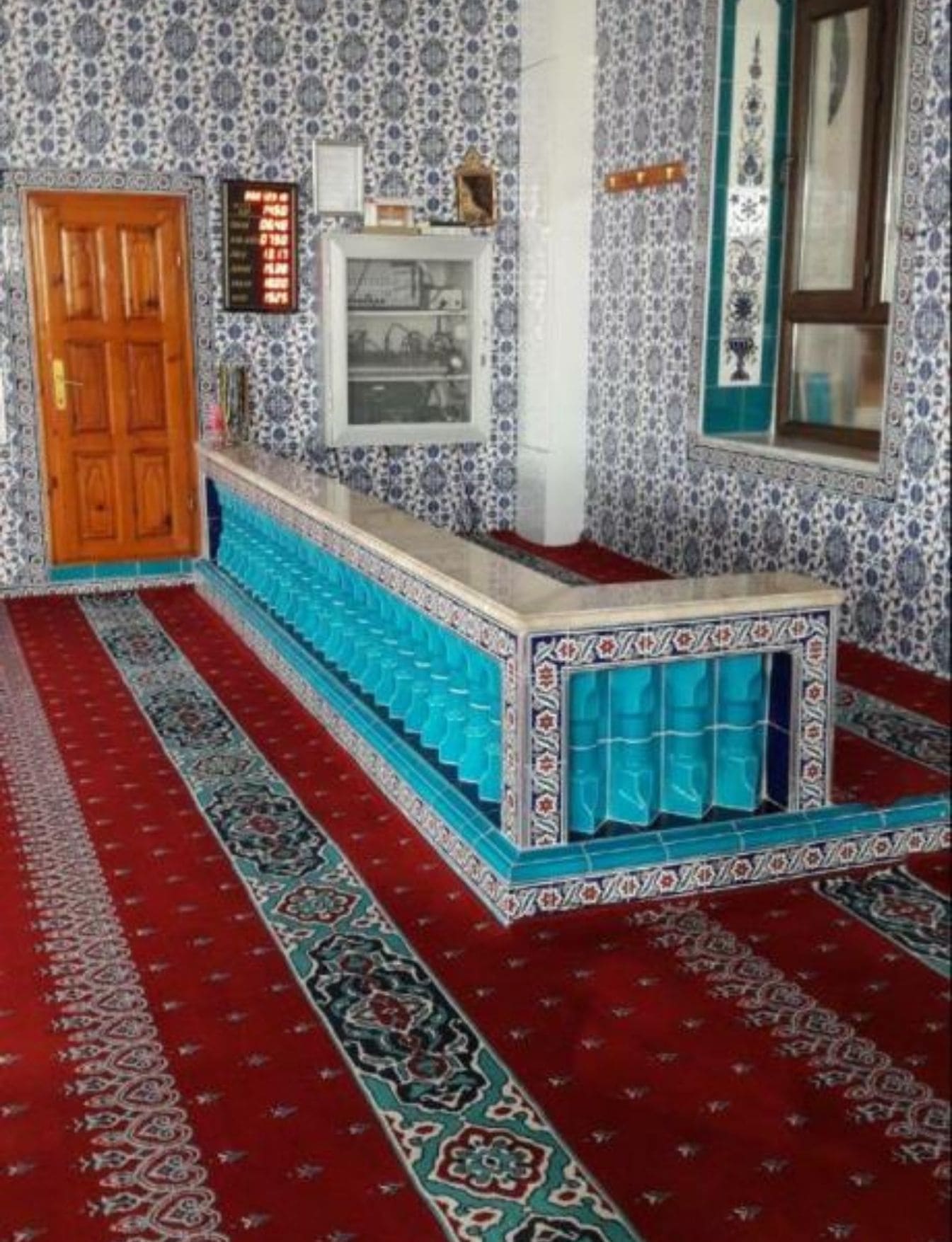 Çini Müezzinlik - 06, Çini Müezzinlik, Çinili Müezzinlik, Kütahya Cami Çinileri,