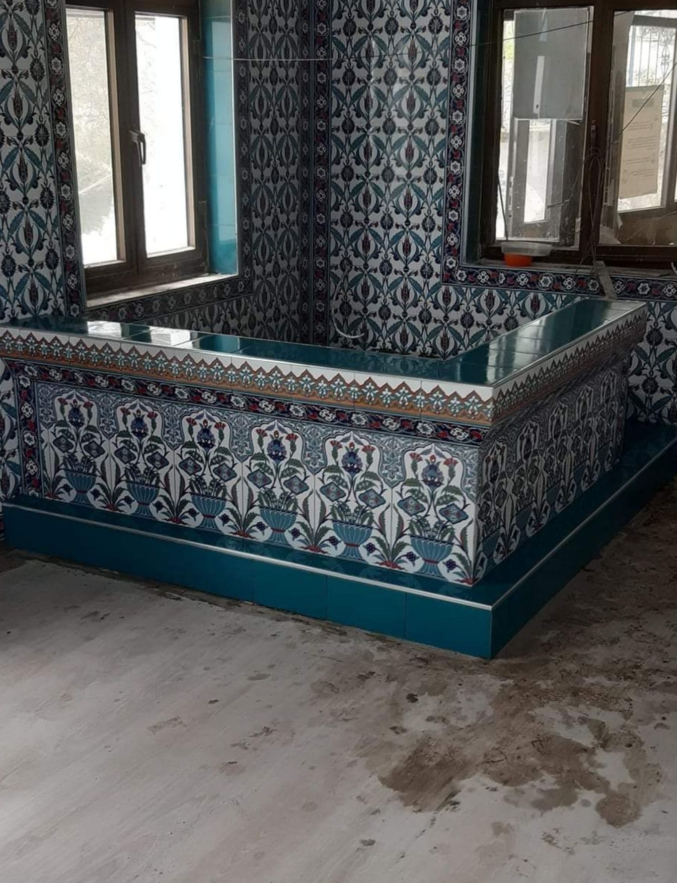 Çini Müezzinlik - 09, Müezzin Modelleri, Müezzin Fiyatları, Kütahya Cami Çinileri,